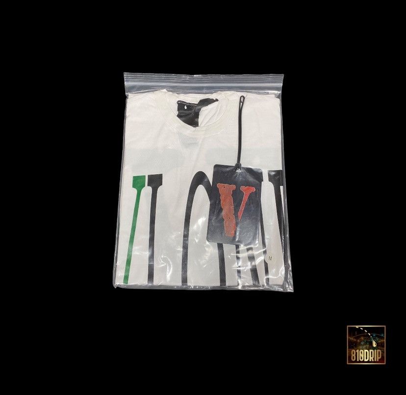 Vlone Vlone Green Staple Tee White (M) Size US M / EU 48-50 / 2 - 3 Thumbnail