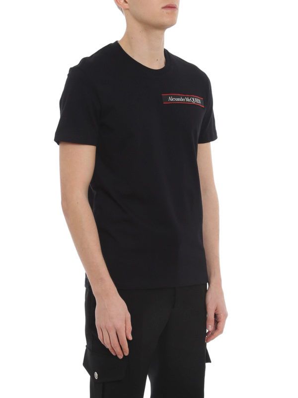 Alexander McQueen o1y1024 Oversize-T-Shirt In Black Size US M / EU 48-50 / 2 - 5 Thumbnail
