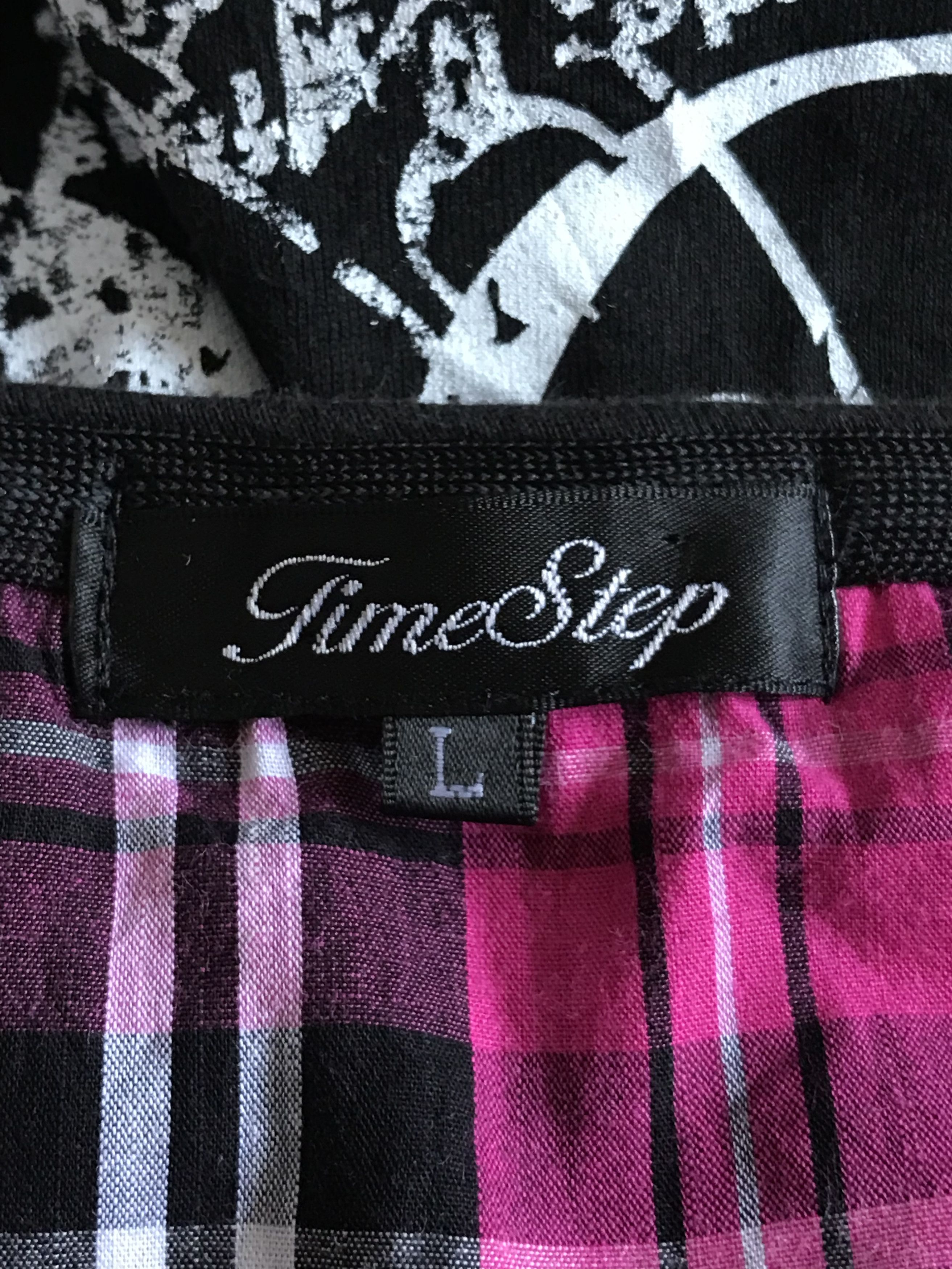 Japanese Brand 📦NEED GONE📦Time Step Japanese Poem Two Tone Short Sleeve Size M / US 6-8 / IT 42-44 - 5 Thumbnail