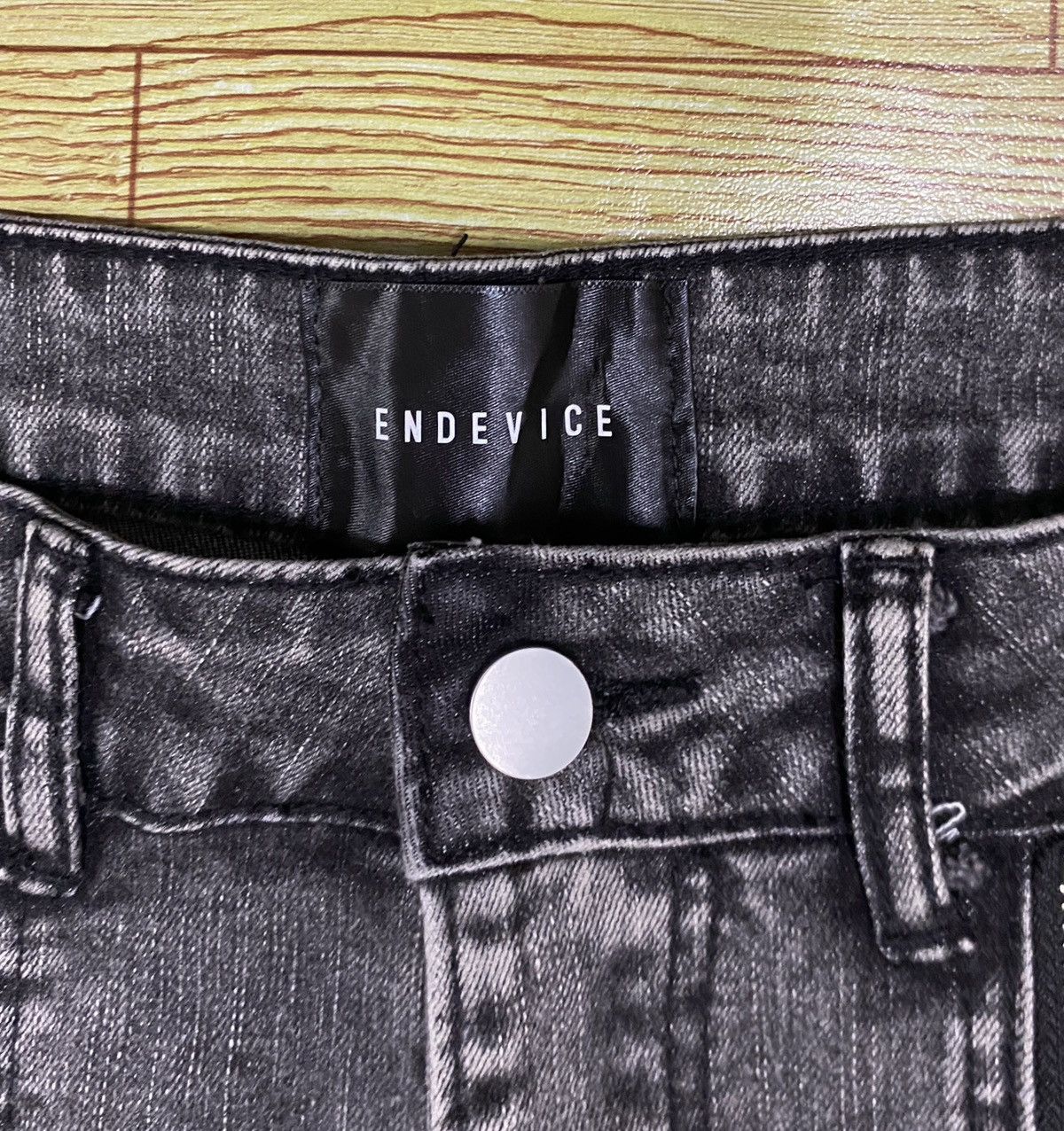If Six Was Nine Very Rare Vintage Japanese Brand Endevice Zipper Jeans 2000s Size US 28 / EU 44 - 8 Thumbnail