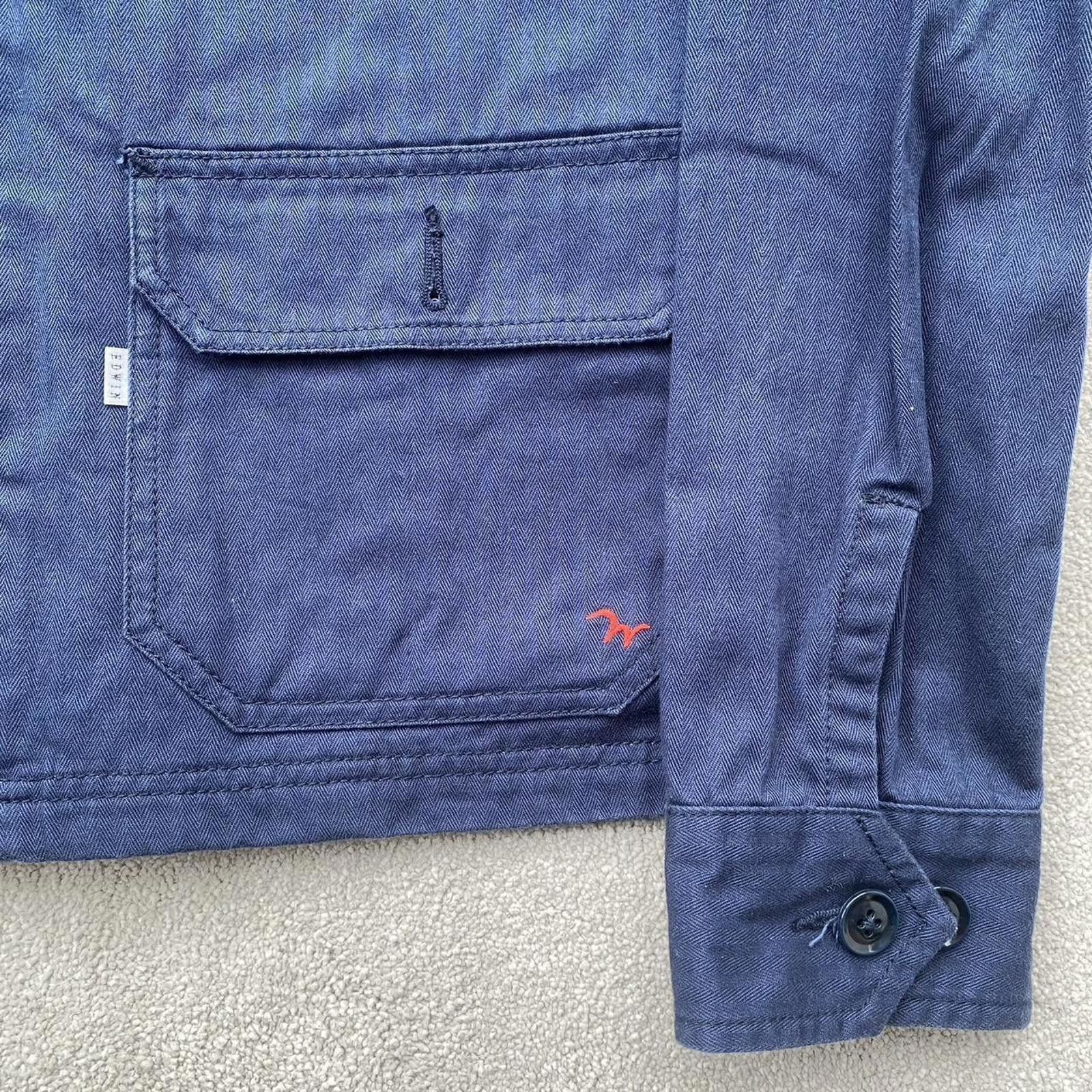 Edwin Edwin Japan Selvedge Denim Striped Jacket Size US S / EU 44-46 / 1 - 4 Thumbnail