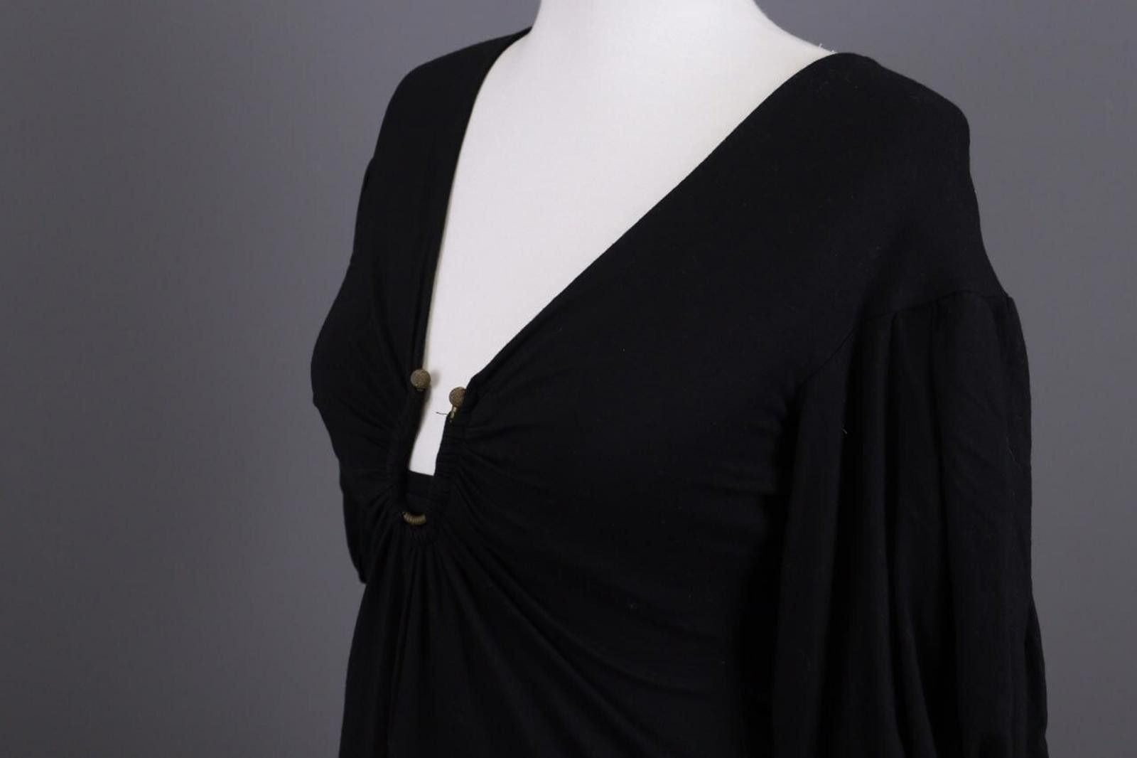 Just Cavalli Just Cavalli Black Designer Wool Evening Dress Sz 40/ XS Size M / US 6-8 / IT 42-44 - 5 Thumbnail