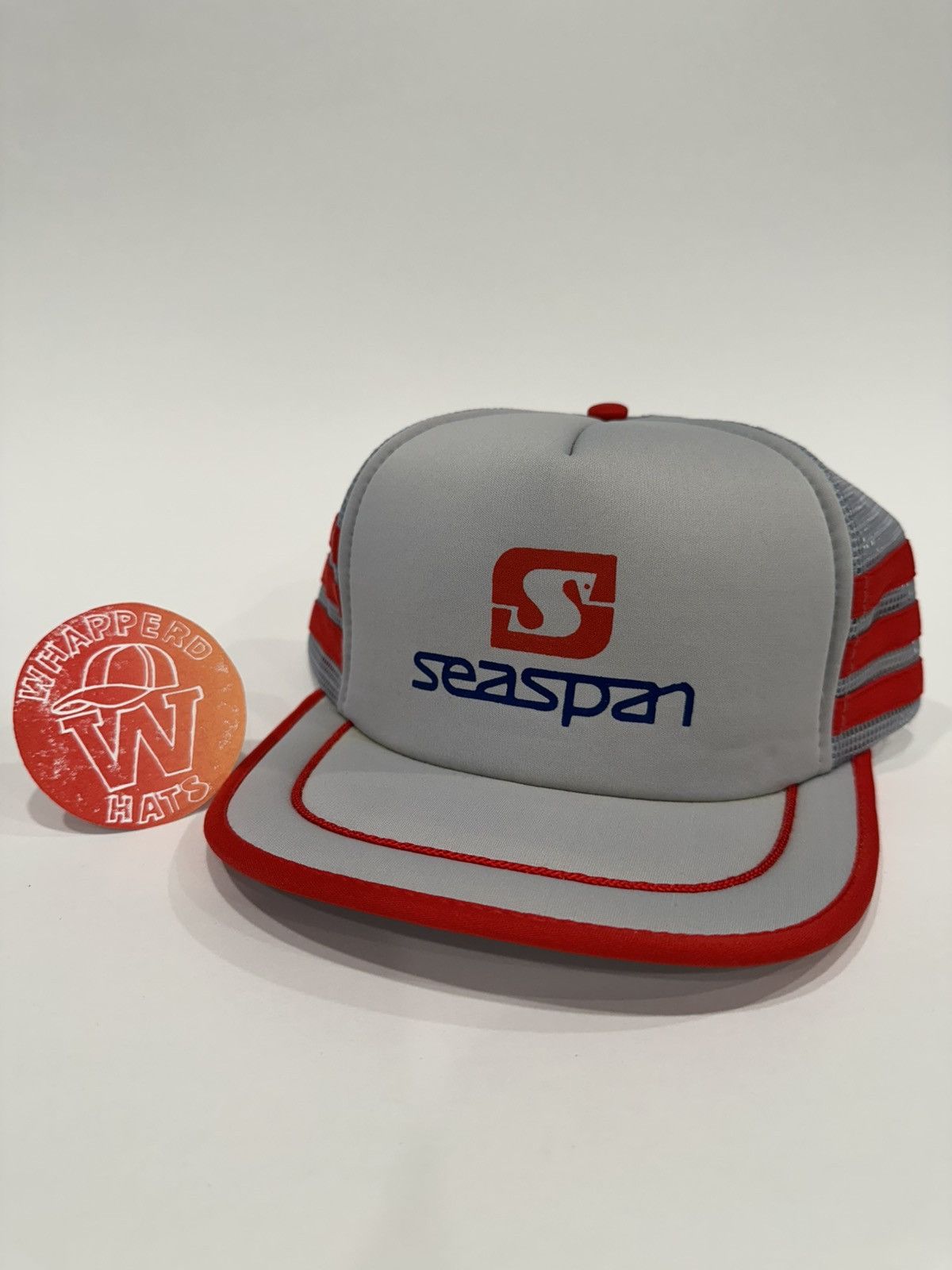 Vintage Vintage Seaspan Trucker Snapback Size ONE SIZE - 1 Thumbnail
