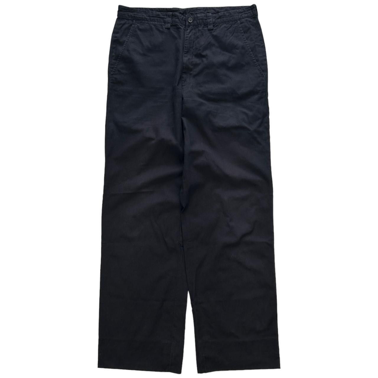 image of Vintage Issey Miyake White Label Trousers Size W34 in Navy, Men's