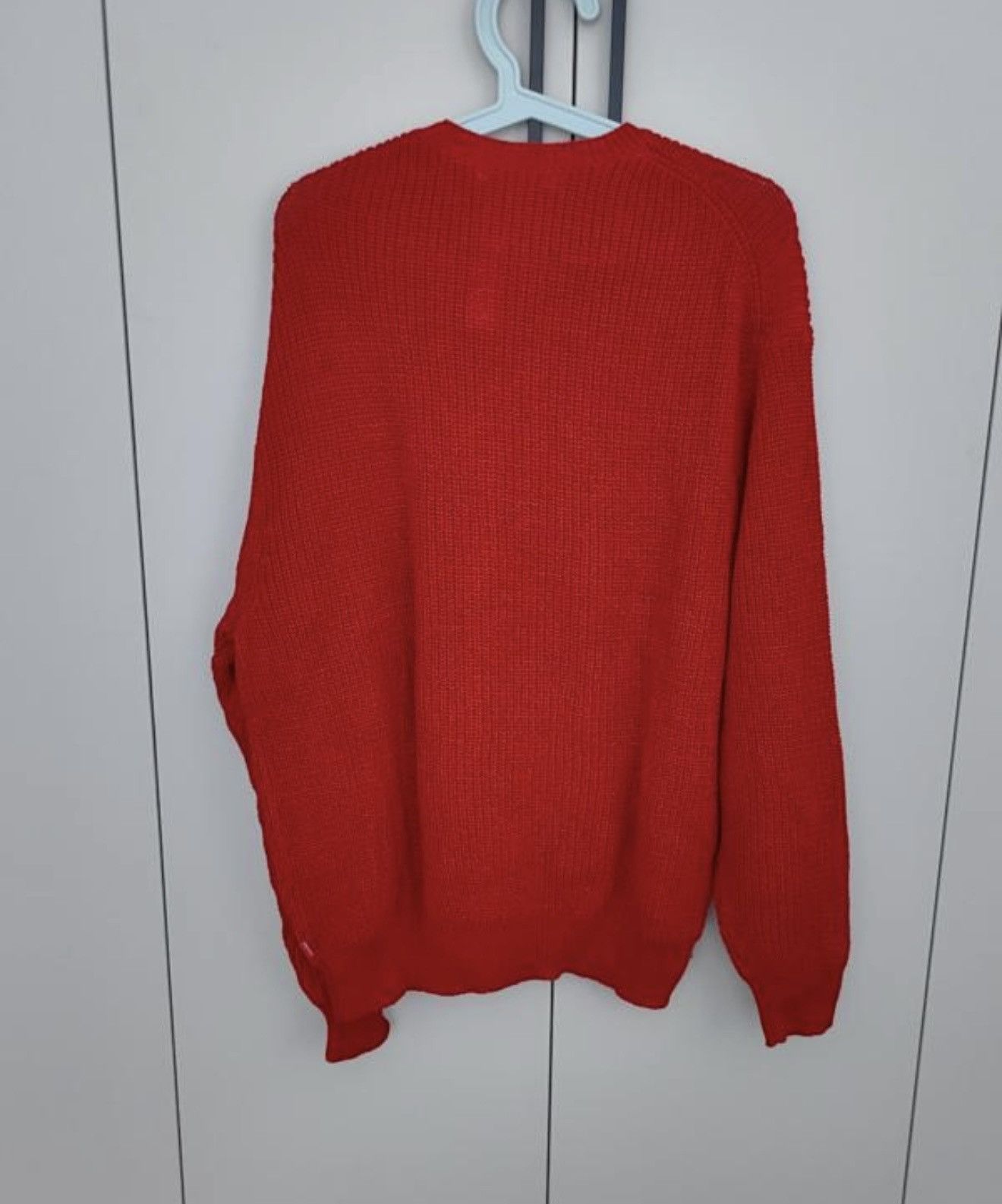 Comme des Garcons Supreme cdg red sweater pullover Size US M / EU 48-50 / 2 - 2 Thumbnail
