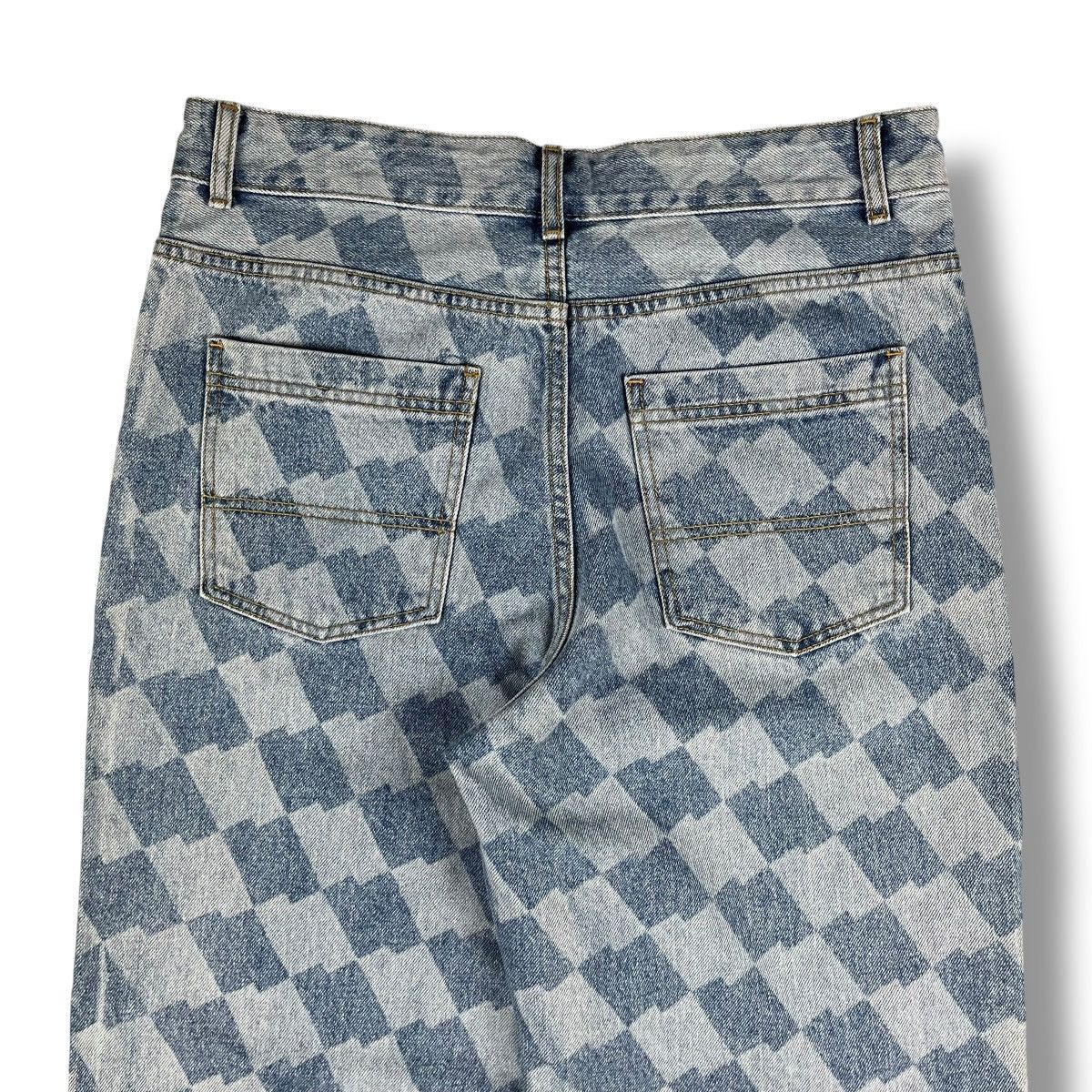 Ader Error Ader Error Checkerboard-print Straight Denim Jeans Size US 32 / EU 48 - 5 Thumbnail