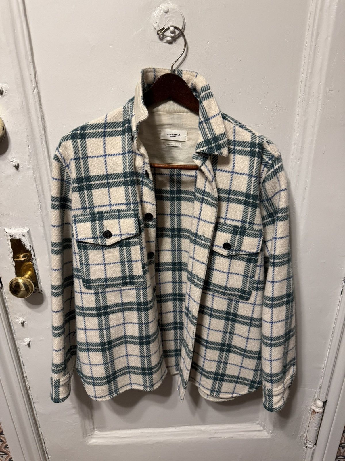 Isabel Marant Etoile Isabel Marant Faxon Wool Overshirt Size US S / EU 44-46 / 1 - 3 Thumbnail