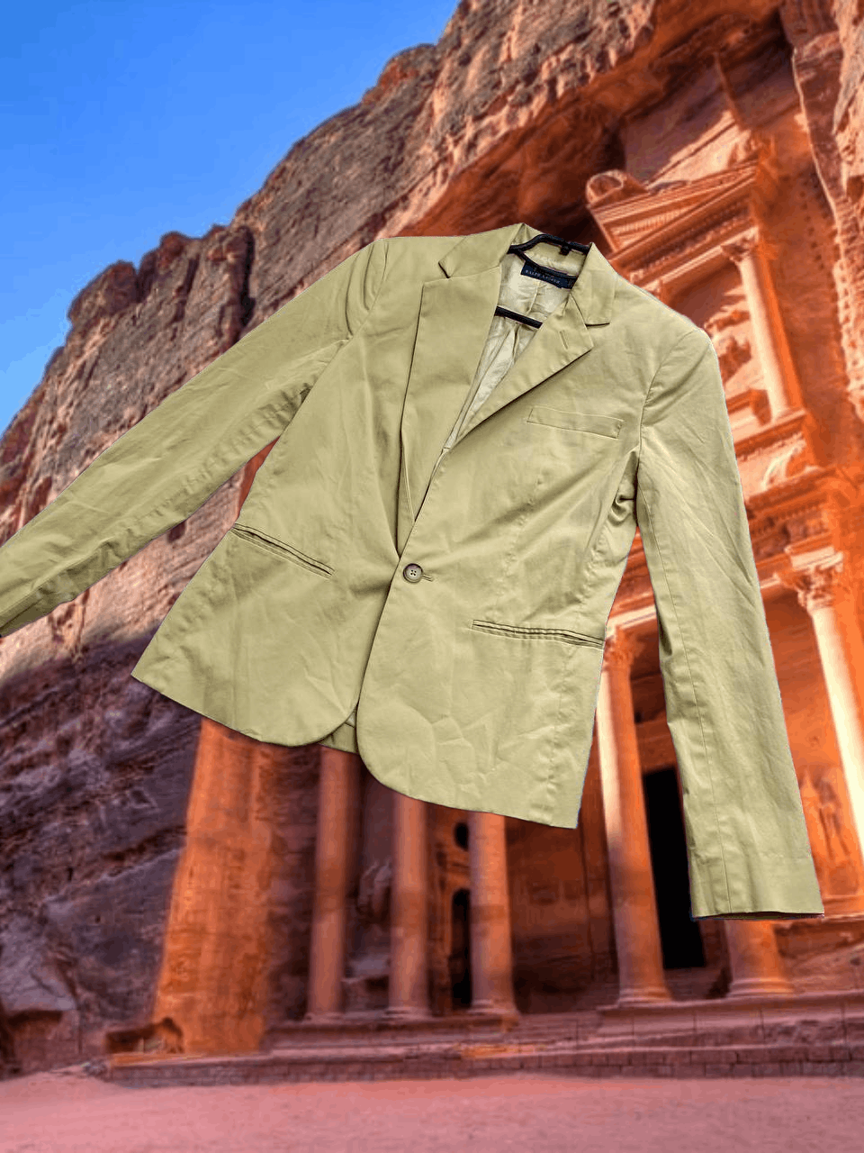 Polo Ralph Lauren Blazer beige Polo Ralph Lauren Vintage streetwear Y2K Size M / US 6-8 / IT 42-44 - 1 Thumbnail