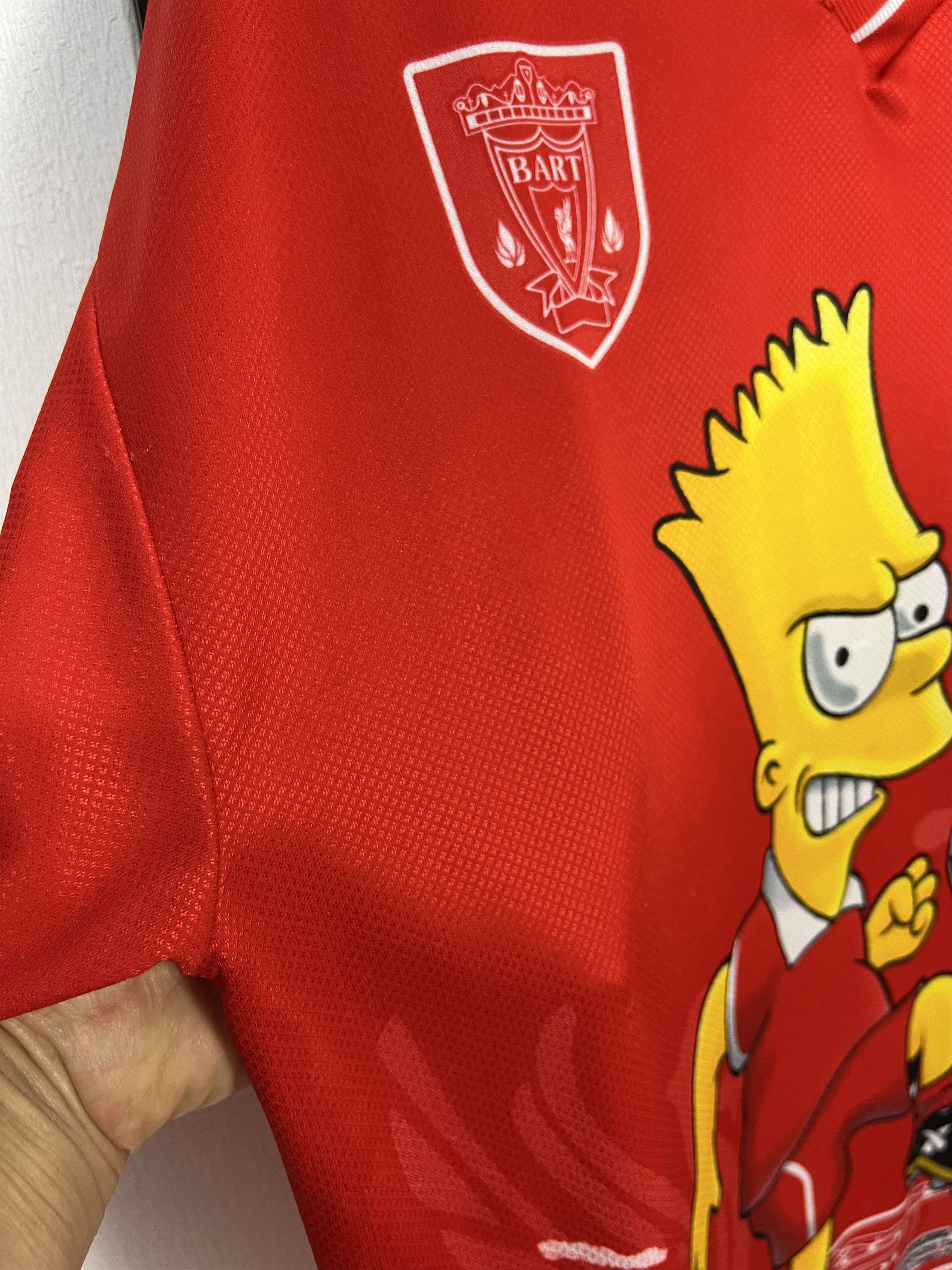 Vintage Bart Simpson Liverpool Shirt Football Jersey Soccer YNWA Size US XL / EU 56 / 4 - 8 Thumbnail
