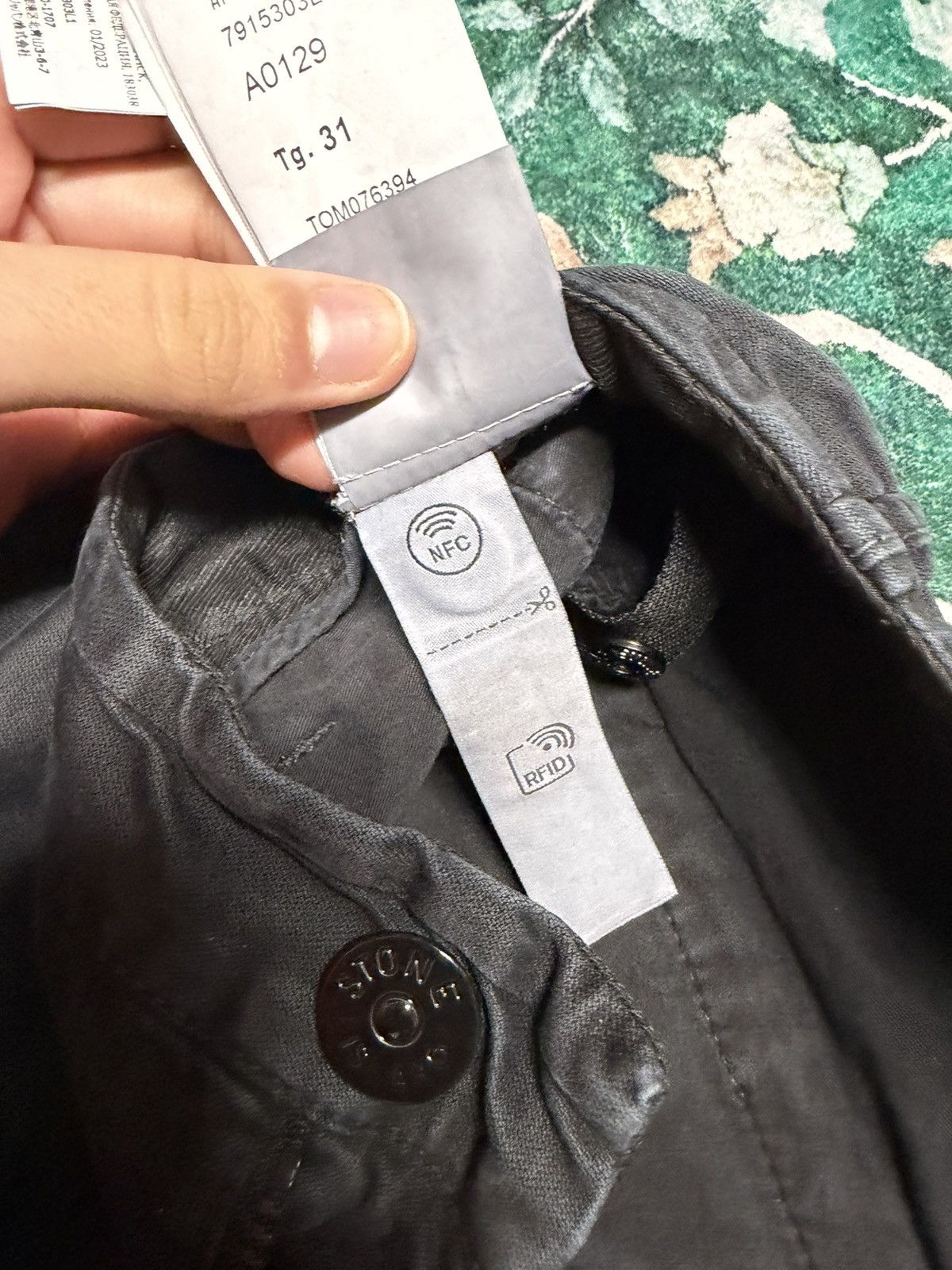 Stone Island Stone Island Black Flap Pocket Cargo Pants Size US 31 - 6 Thumbnail