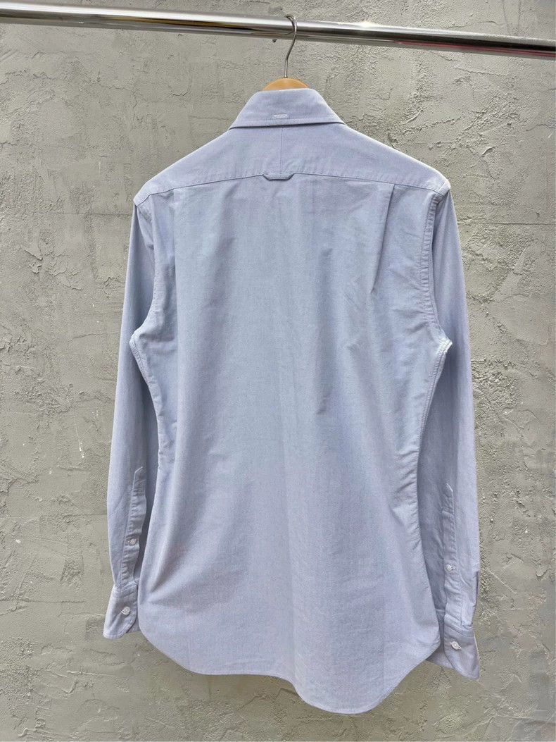 Thom Browne Thom browne Light blue striped shirt 2504-Nextarrow Size US M / EU 48-50 / 2 - 3 Thumbnail