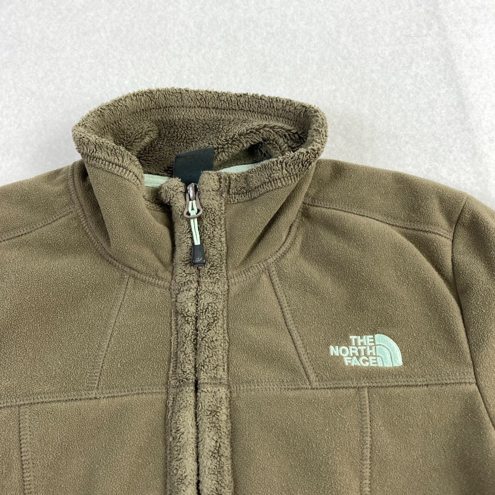 The North Face VINTAGE The North Face Jacket Women's Small Brown Fleece Lined Full Zip Long Sleeve Logo Size S / US 4 / IT 40 - 4 Thumbnail