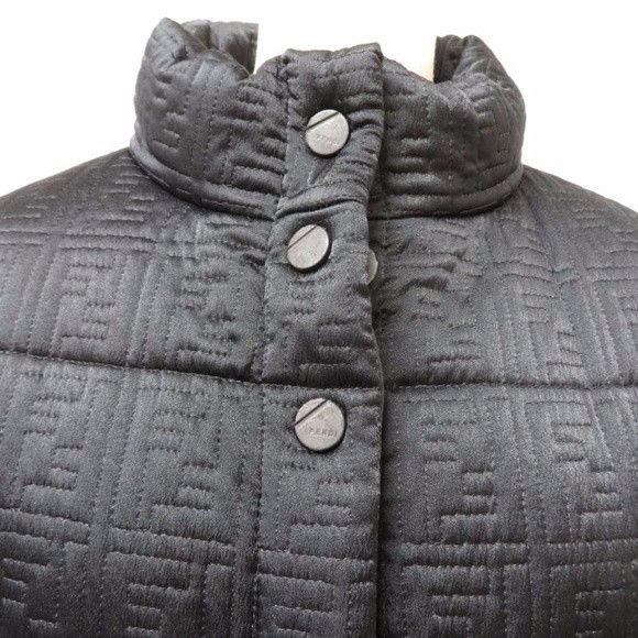 Fendi Fendi Zucca FF Quilted Coat Black size 40 Size US XXS / EU 40 - 5 Thumbnail
