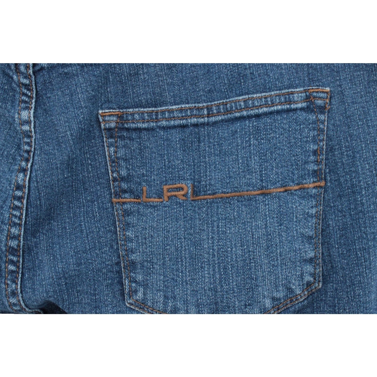 Ralph Lauren VINTAGE Ralph Lauren Jeans Women 16W Denim Boot Cut Blues 90s Boho Preppy City Mom Jeans Women (XXL not present) Size 38" / US 16 / IT 52 - 7 Thumbnail