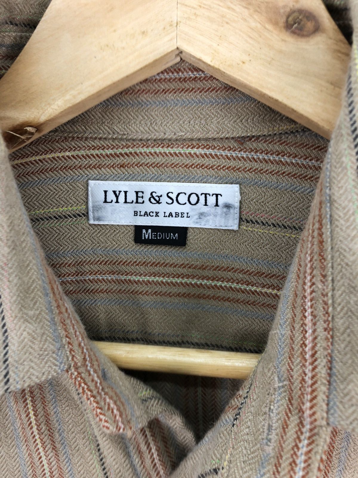 Japanese Brand × Lyle & Scott Vintage Lyle & Scott Black Label Button Ups T-Shirt Size US M / EU 48-50 / 2 - 9 Thumbnail