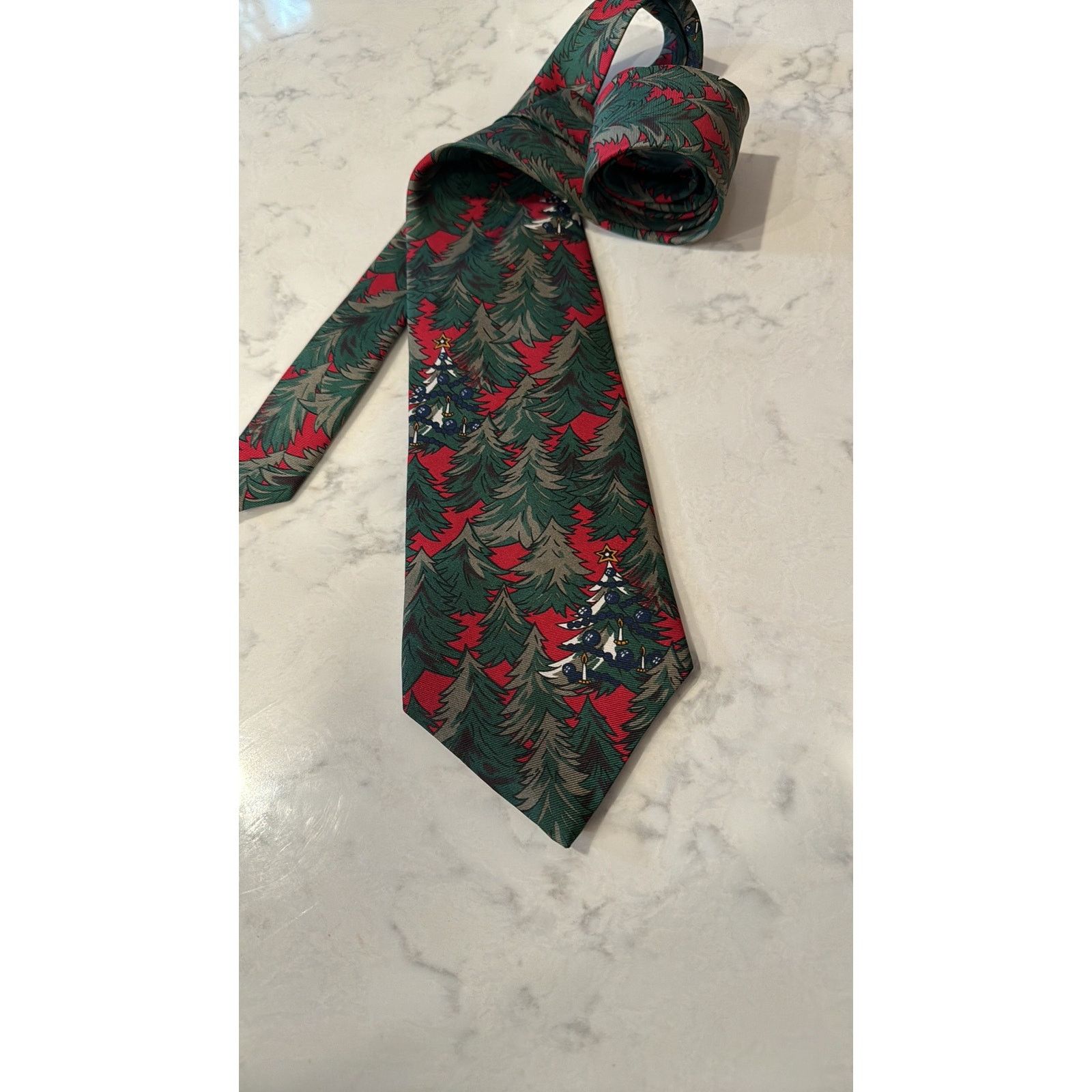 Other Vintage Wembley 100% silk necktie holiday Christmas 90s Size ONE SIZE - 2 Thumbnail