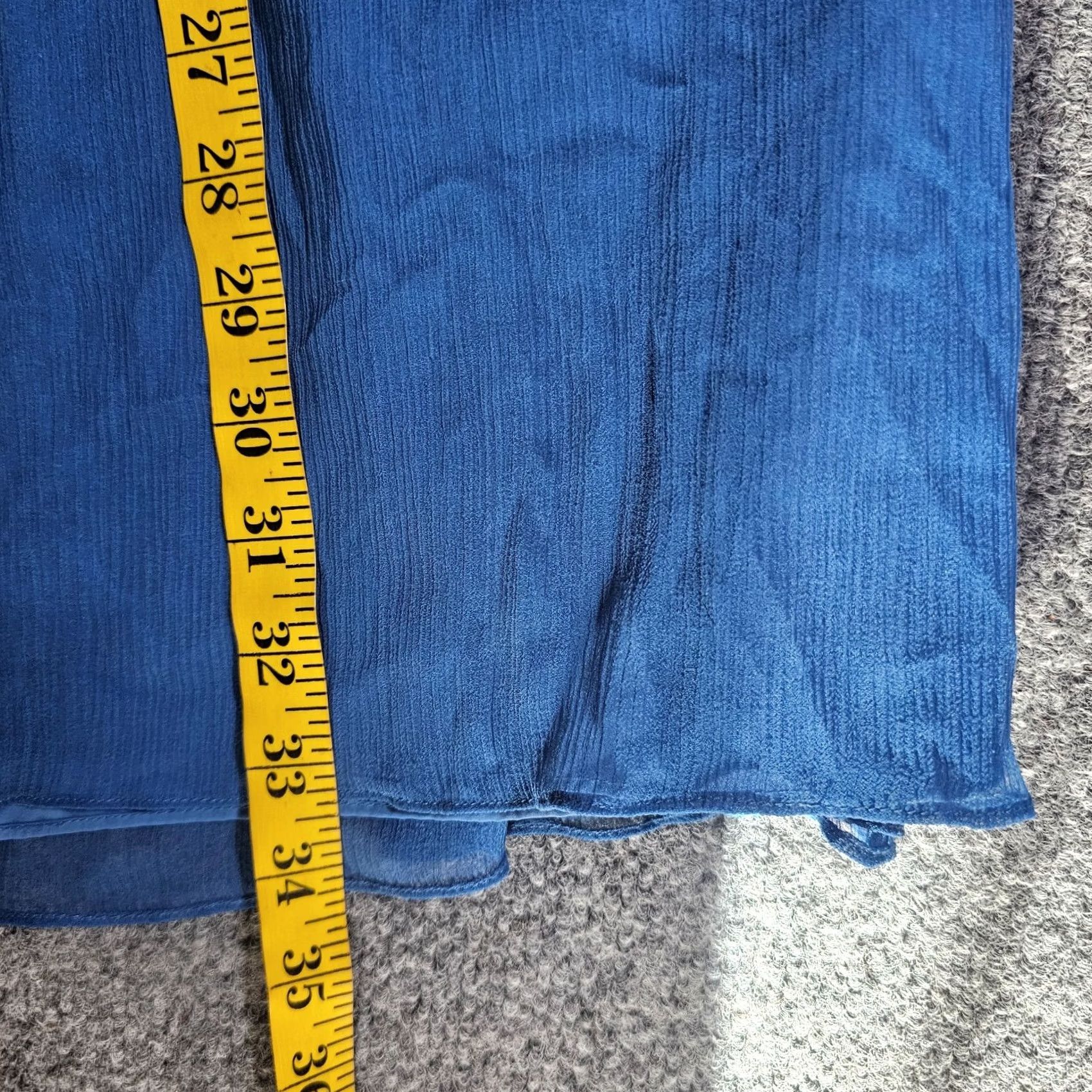 J.Crew J.CREW Dress Womens 2 Blue Silk Strapless Chiffon A-Line Lined Cocktail Dress Shirt Sleeveless Square Neck Party/Cocktail Universal Colors Mens? Size XS / US 0-2 / IT 36-38 - 5 Thumbnail