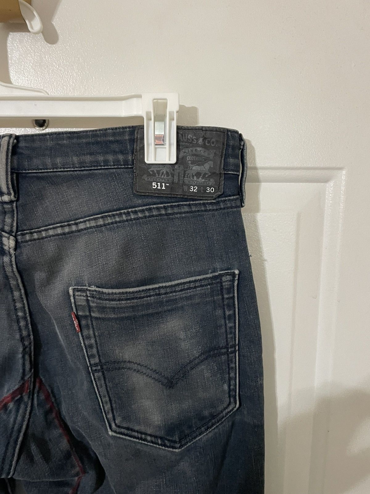 Levi's Daperdashery x Levi’s 511 custom made denim jeans Size US 32 / EU 48 - 8 Thumbnail