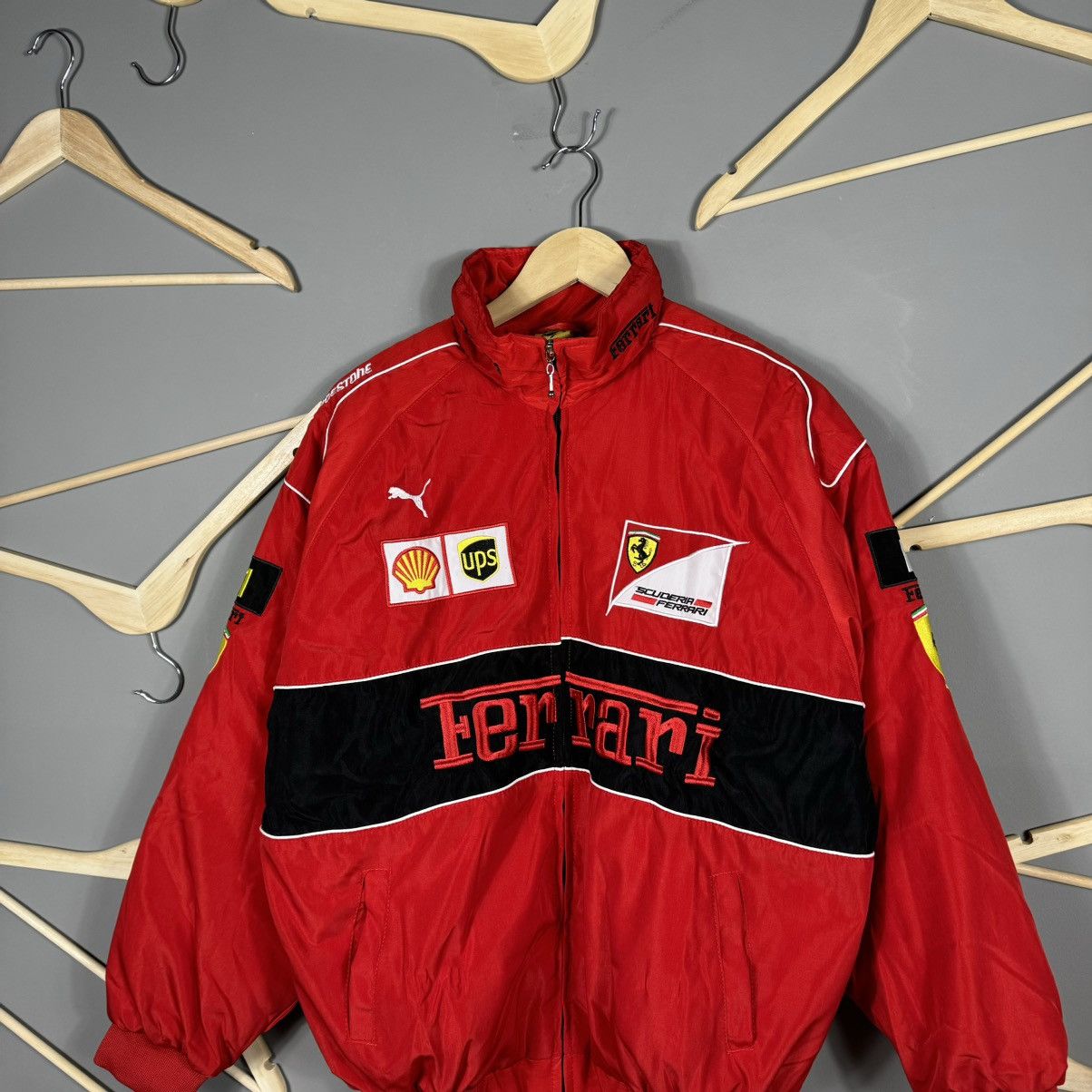 Ferrari Vintage Scuderia Ferrari Racing Jacket Size US XL / EU 56 / 4 - 4 Thumbnail