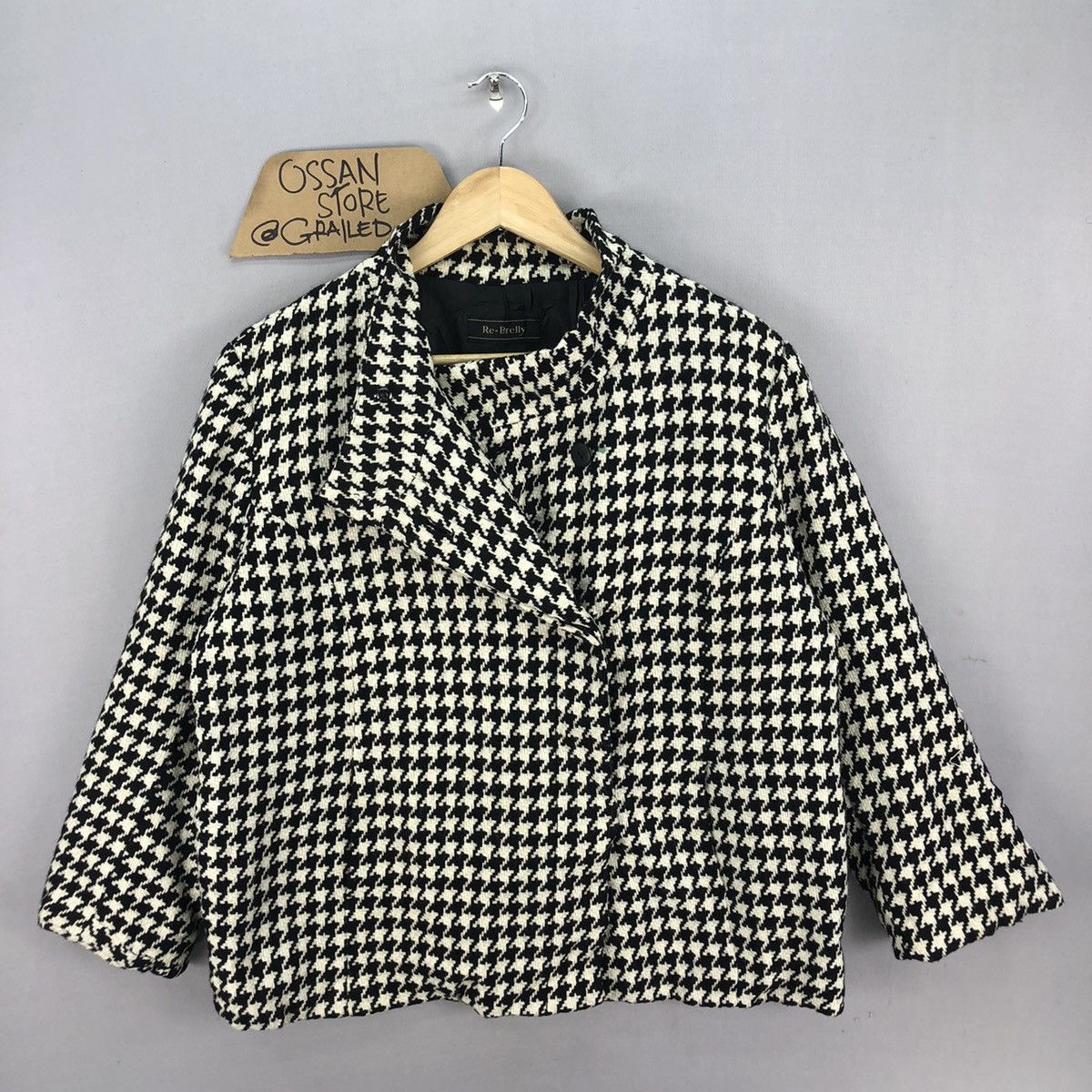 Japanese Brand Japanese Brand Re-Brelly Houndstooth Jacket Size M / US 6-8 / IT 42-44 - 1 Thumbnail