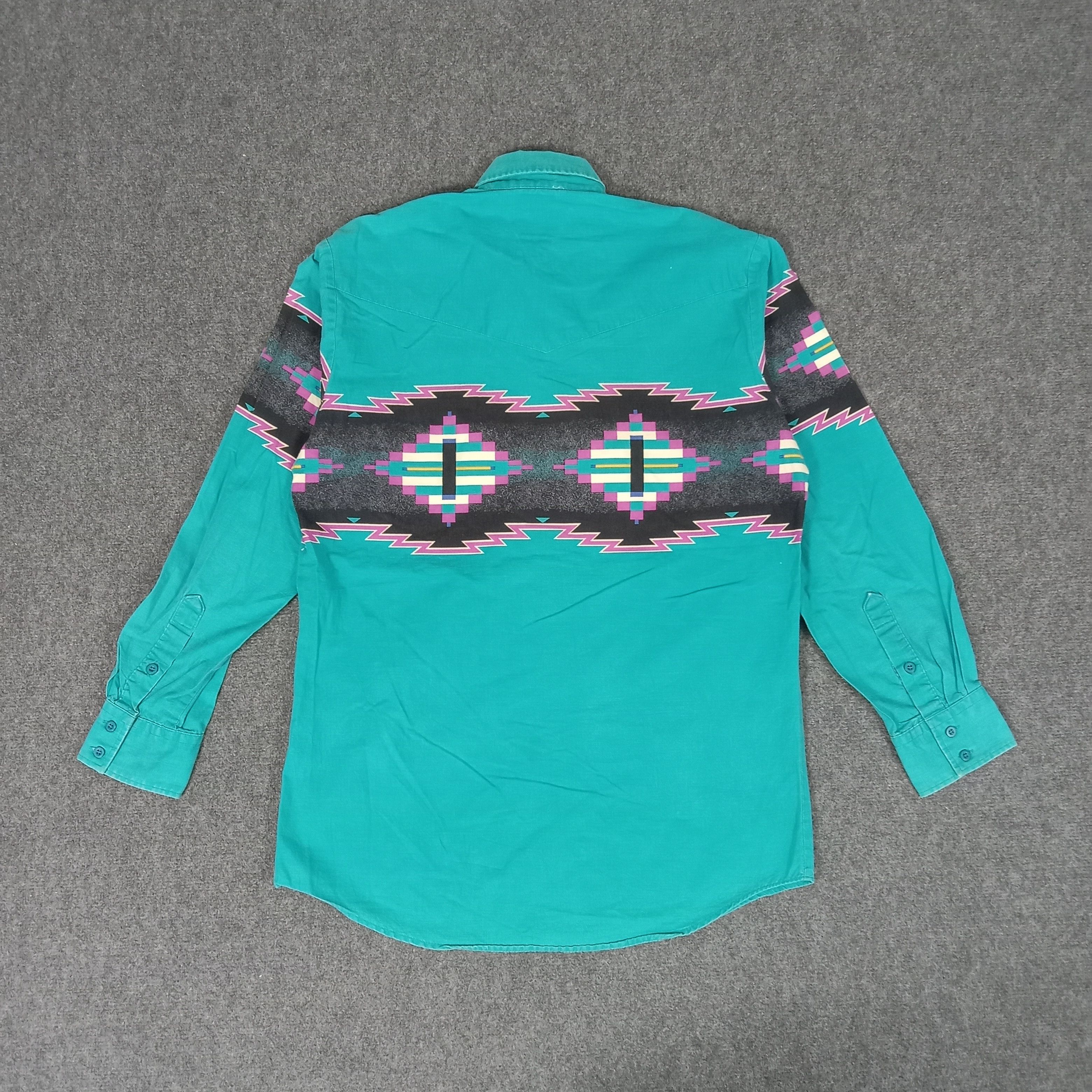 Roper × Vintage ROPER Preppy Style Abstract Art Long Sleeve Shirt Size US M / EU 48-50 / 2 - 5 Thumbnail