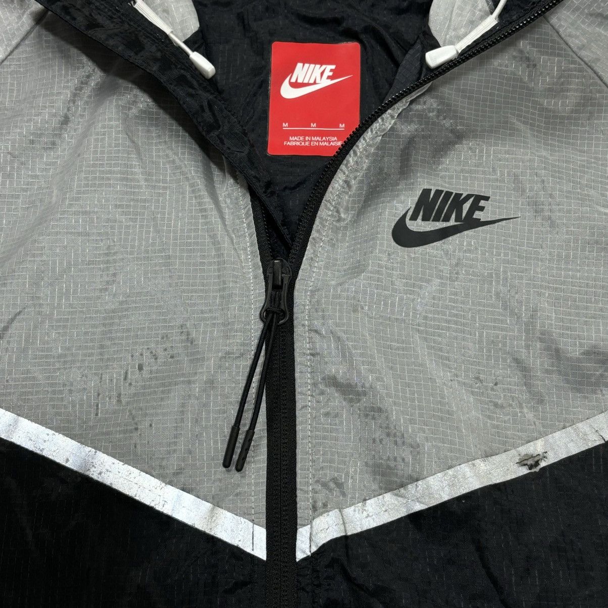 Nike Nike Run light jacket medium grey sportswear used Size US M / EU 48-50 / 2 - 3 Thumbnail