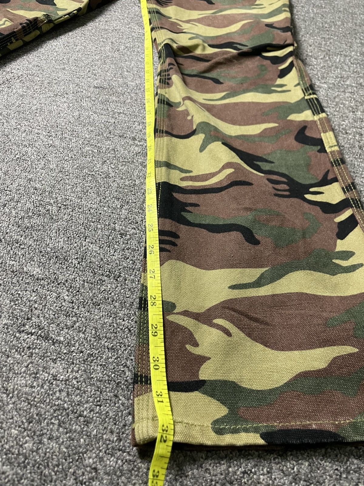 Japanese Brand Back Number Camouflage Flare Pants (68) Size US 32 / EU 48 - 15 Thumbnail