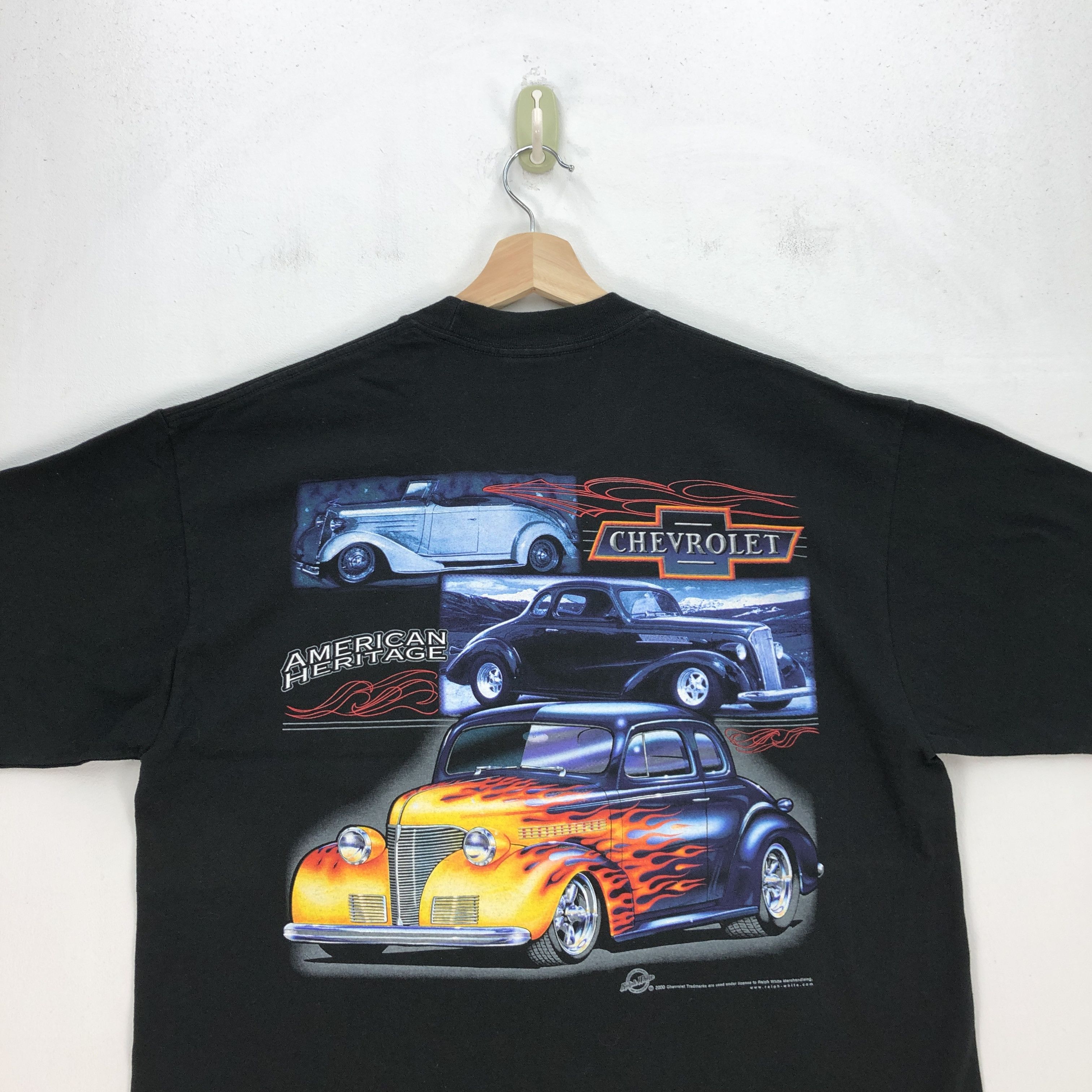 Vintage Vintage Y2K Chevrolet T Shirt American Heritage Racing Tees Size US L / EU 52-54 / 3 - 3 Thumbnail