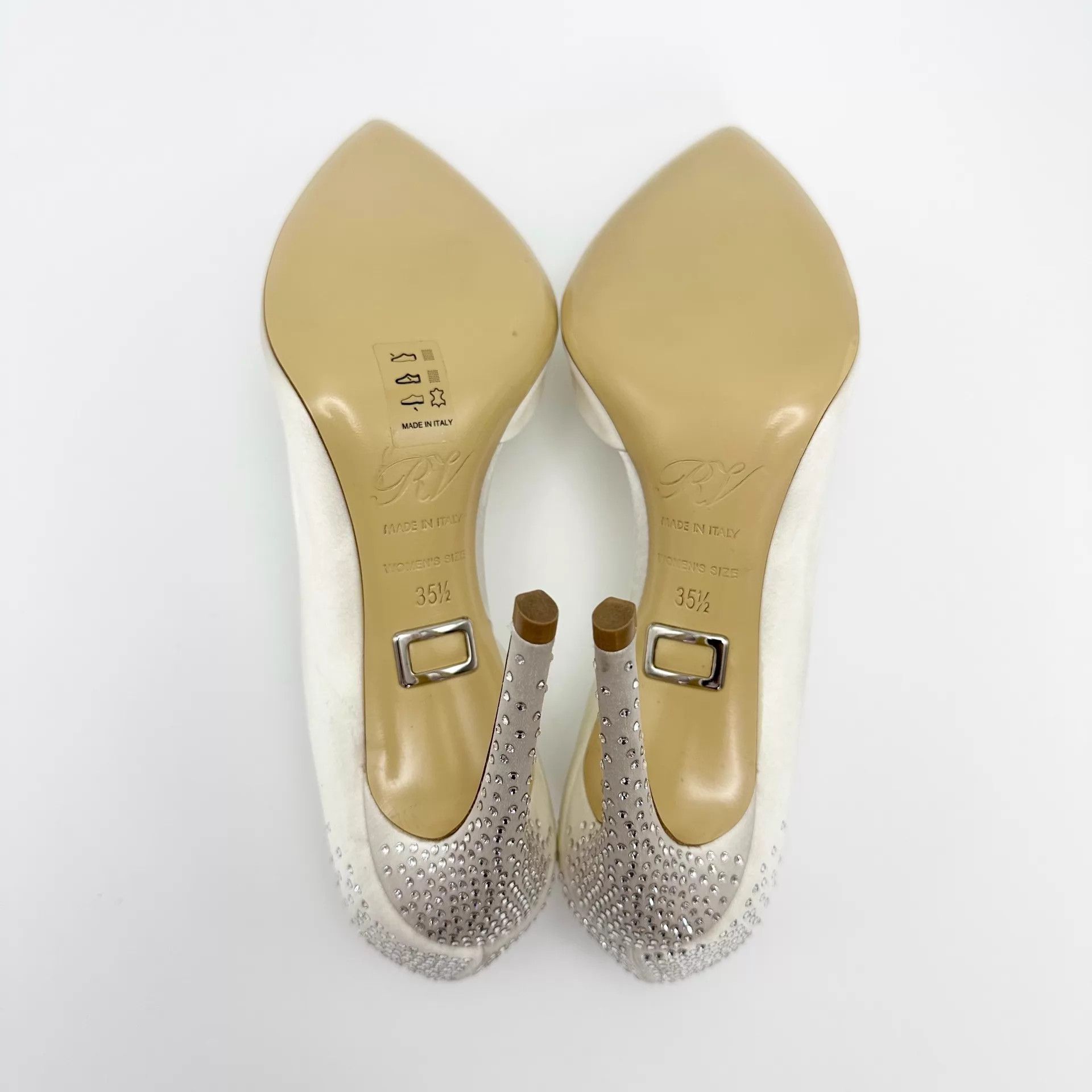 Roger Vivier Roger Vivier Paved Crystal High Heels 35.5 Size US 5 / IT 35 - 4 Thumbnail
