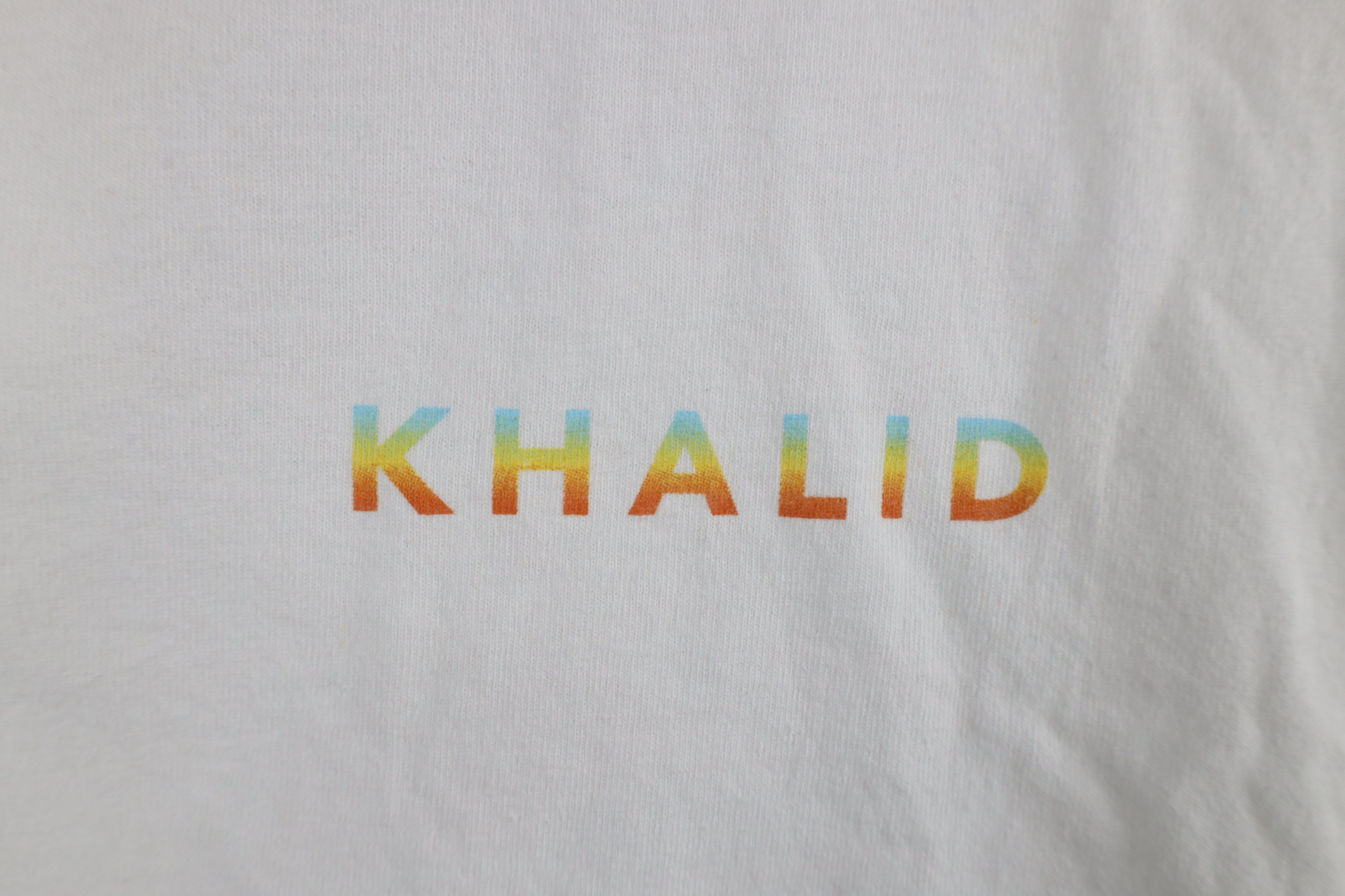 Vintage Y2K Spell Out Free Spirit Tour DJ Khalid Band T-Shirt White Size US M / EU 48-50 / 2 - 4 Thumbnail