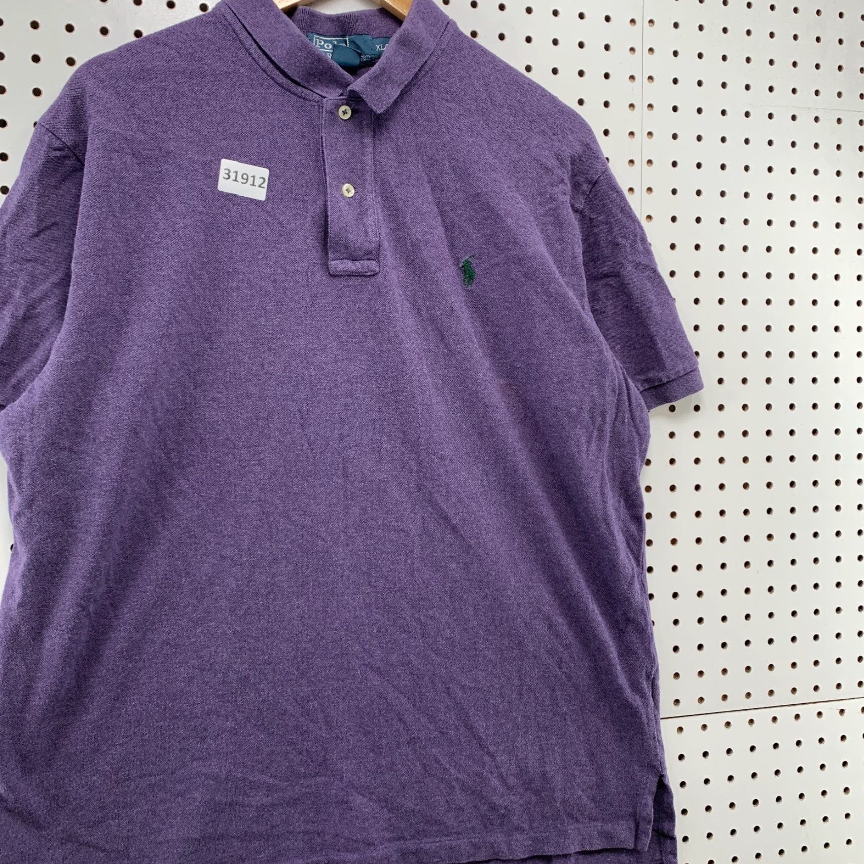 Polo Ralph Lauren Polo Ralph Lauren Collared Shirt Mens XL Purple Green Pony Casual 24x28.5 Size US XL / EU 56 / 4 - 4 Thumbnail