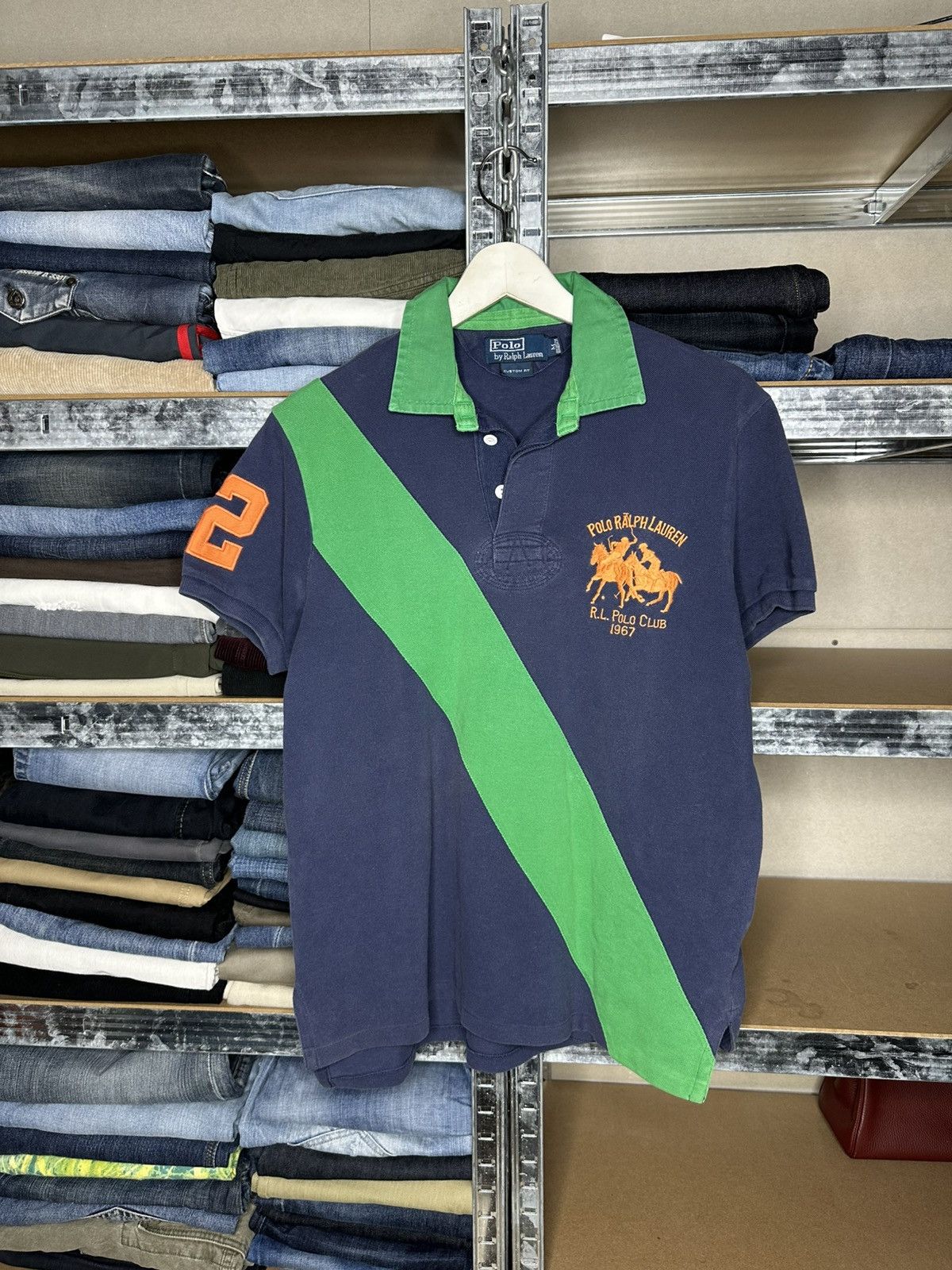 Polo Ralph Lauren Polo Ralph Lauren Custom Fit Polo Shirt Size US M / EU 48-50 / 2 - 1 Thumbnail