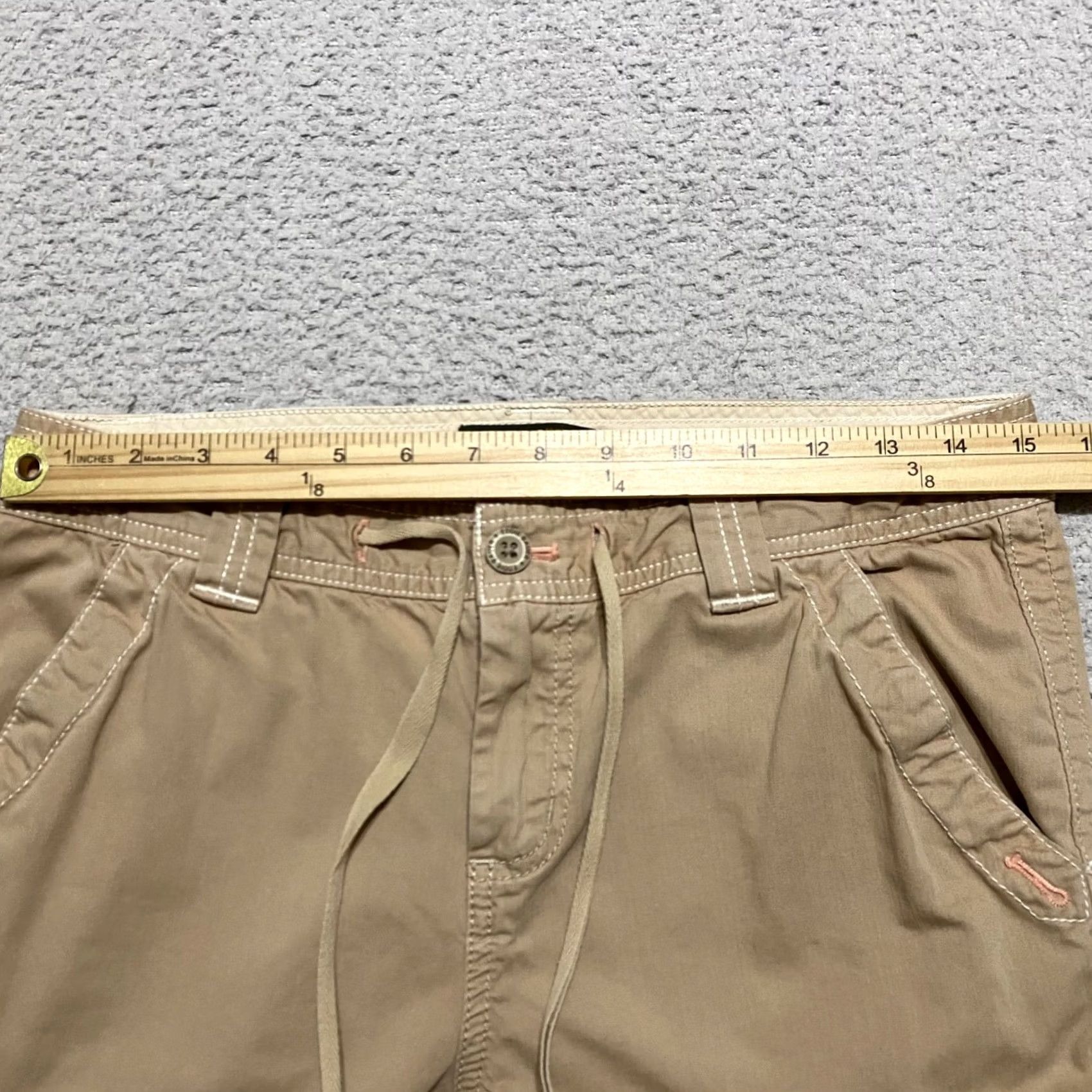 Eddie Bauer Eddie Bauer Pants Womens sz 6 Beige Cargo Capri Hiking Outdoor Walking High Rise Size 28" / US 6 / IT 42 - 7 Thumbnail