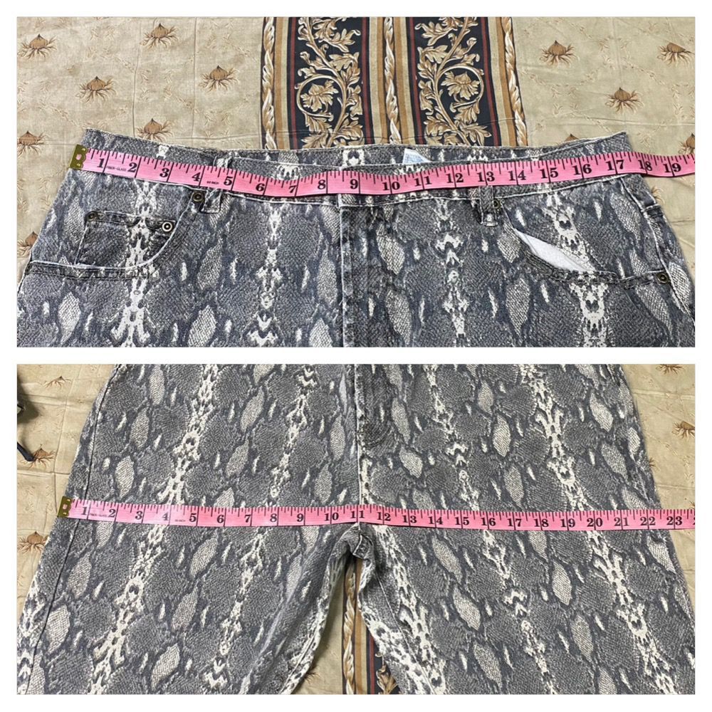 Vintage VINTAGE DIANE GILMAN PANTS SNAKESKIN PRINTED SIZE 16 Size 35" - 9 Thumbnail