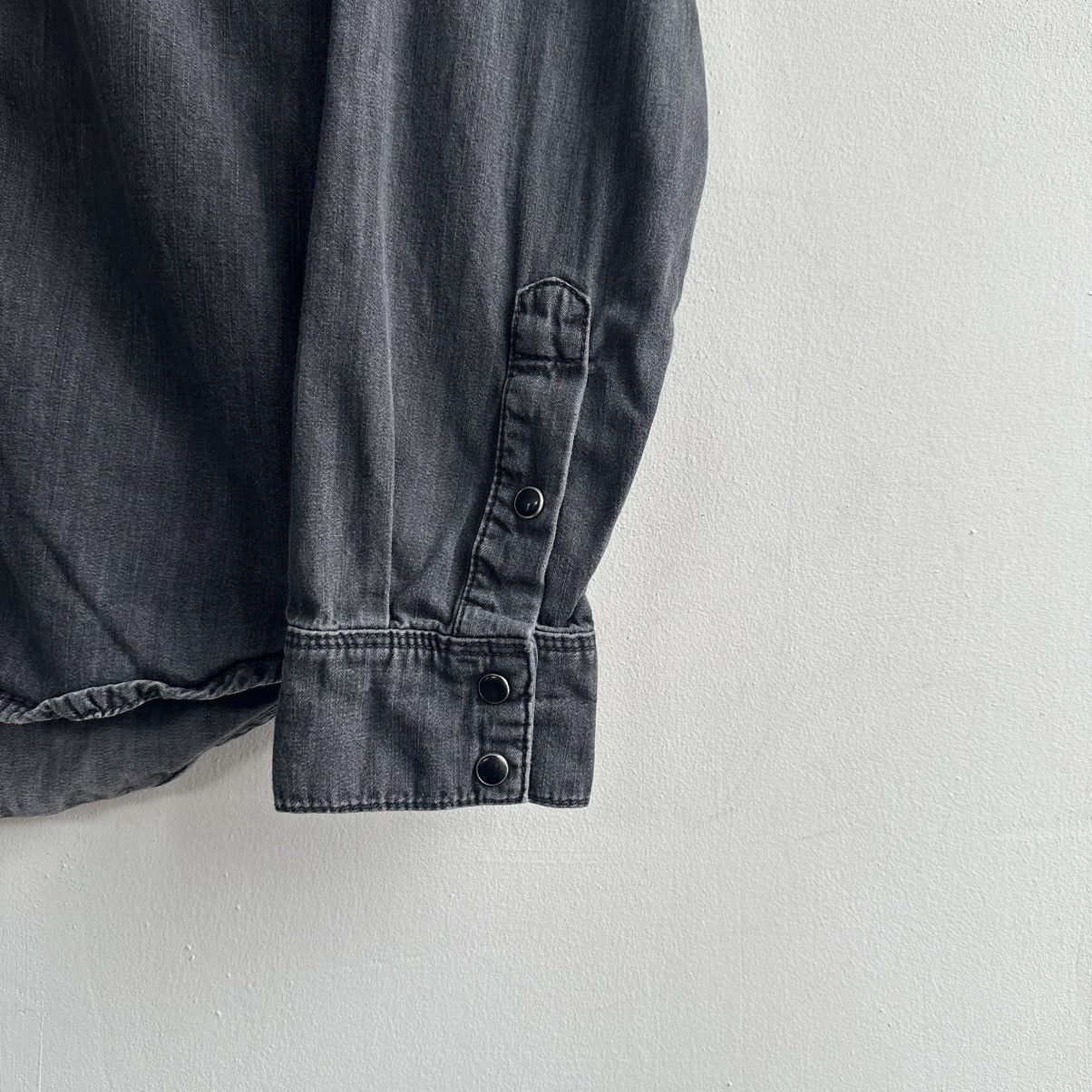 Sandro Sandro Paris Denim Jeans Shirt Long Sleeve Men's Size US S / EU 44-46 / 1 - 10 Thumbnail