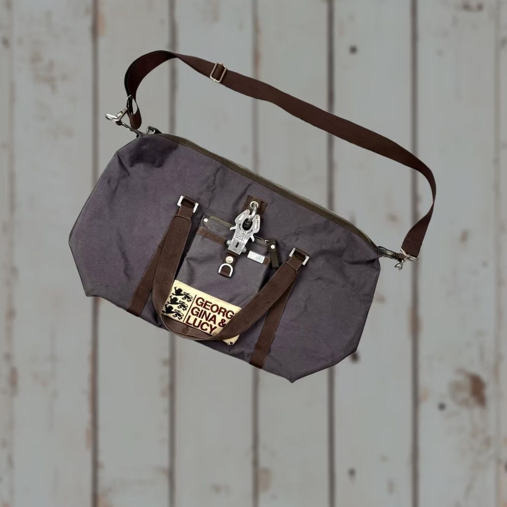George Gina & Lucy VINTAGE George Gina & Lucy Shoulder Bag GGL Y2K Purple Womens Bag Rectangle Zip Detachable Strap Size ONE SIZE - 1 Thumbnail