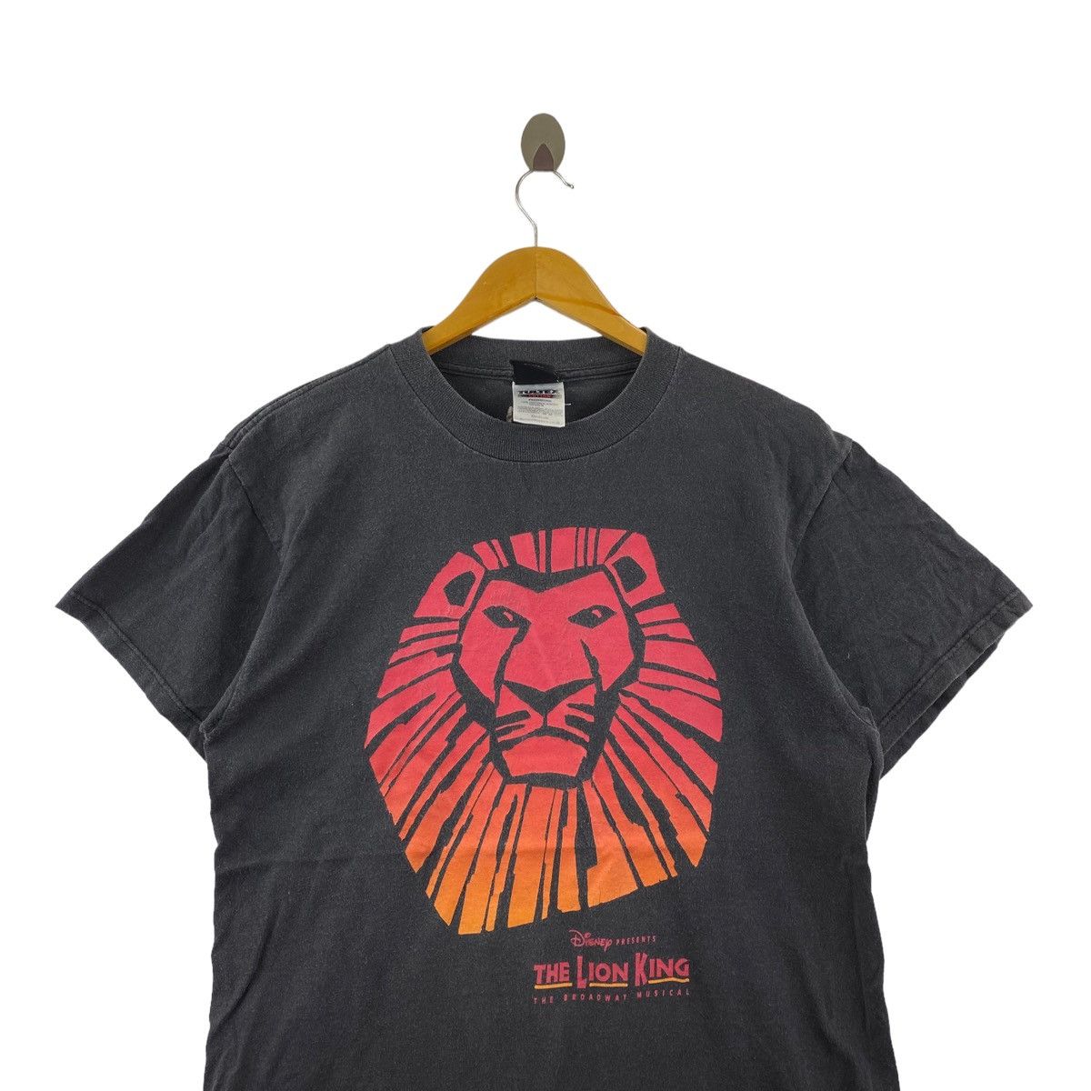 Disney × Vintage Vintage 90s THE LION KING Disney Pixar Movie Print Black Size US M / EU 48-50 / 2 - 2 Thumbnail
