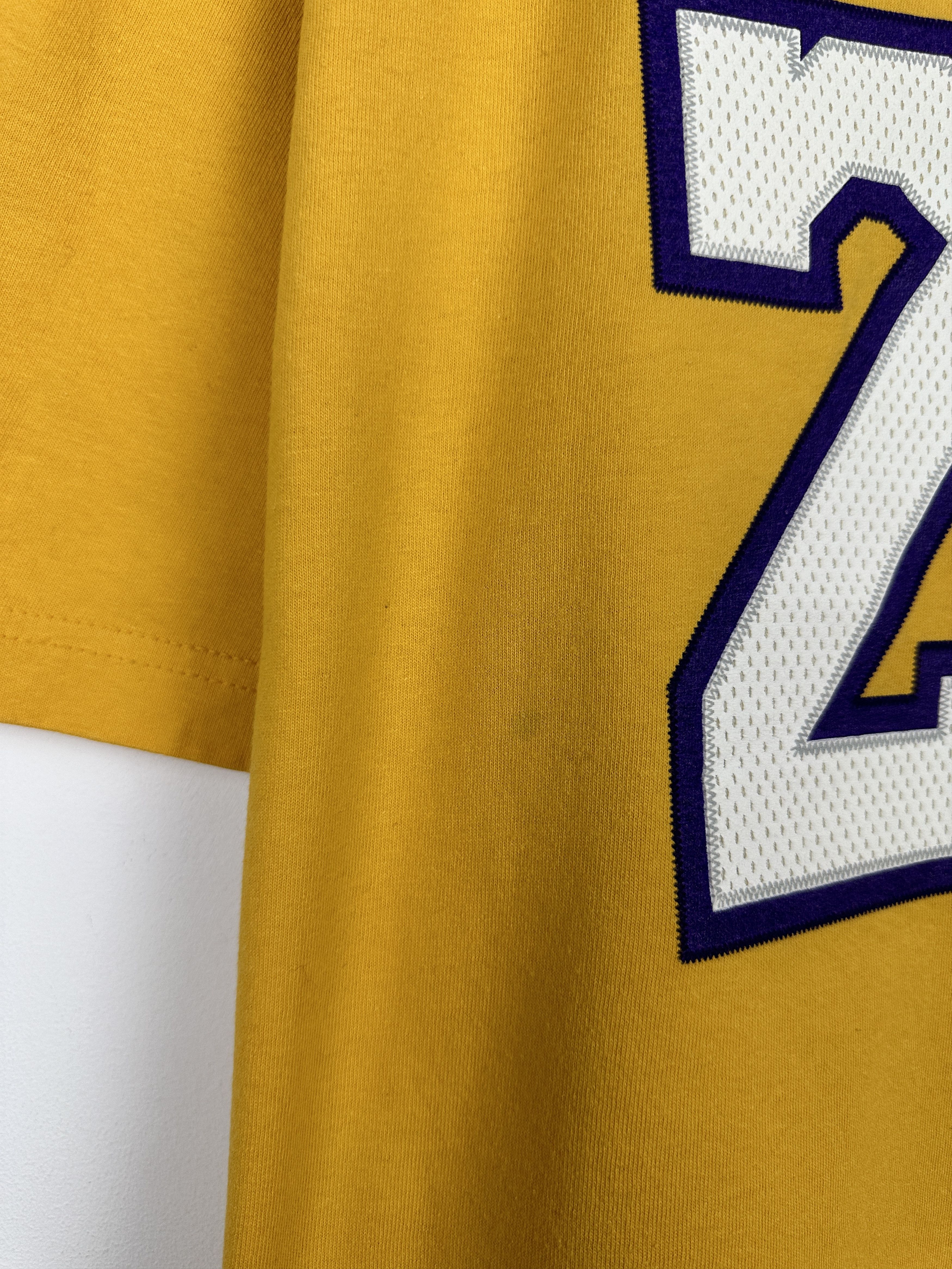 Adidas #24 Kobe Bryant Lakers Adidas NBA TShirt Tee Jersey Swingman Size US L / EU 52-54 / 3 - 12 Thumbnail