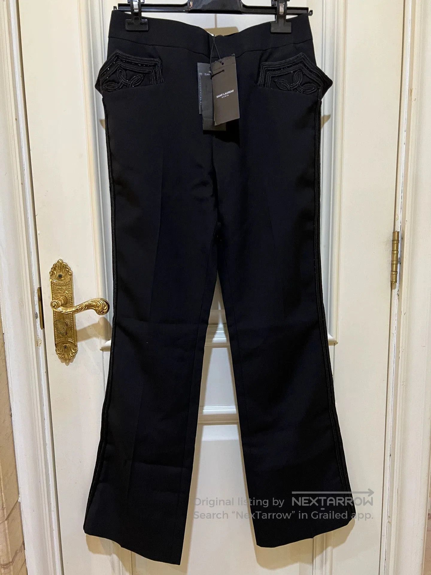 Saint Laurent Paris Saint Laurent SS19 Runway Flared Trousers. Size US 36 / EU 52 - 1 Thumbnail