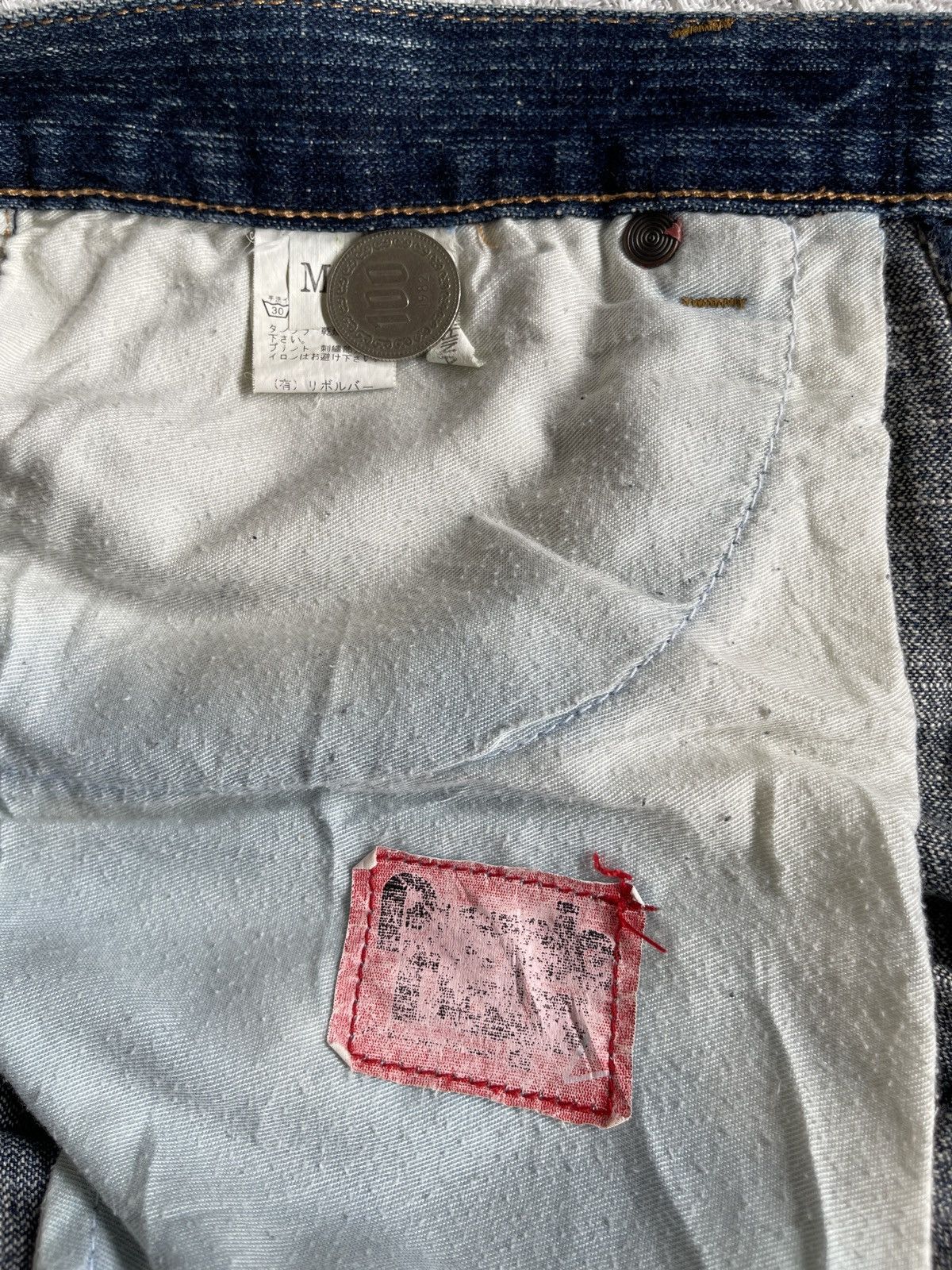 REVOLVE Vintage🔥REVOLVER🔥Embroidery Patchwork Bandanna Pocket Jeans Size US 32 / EU 48 - 10 Thumbnail