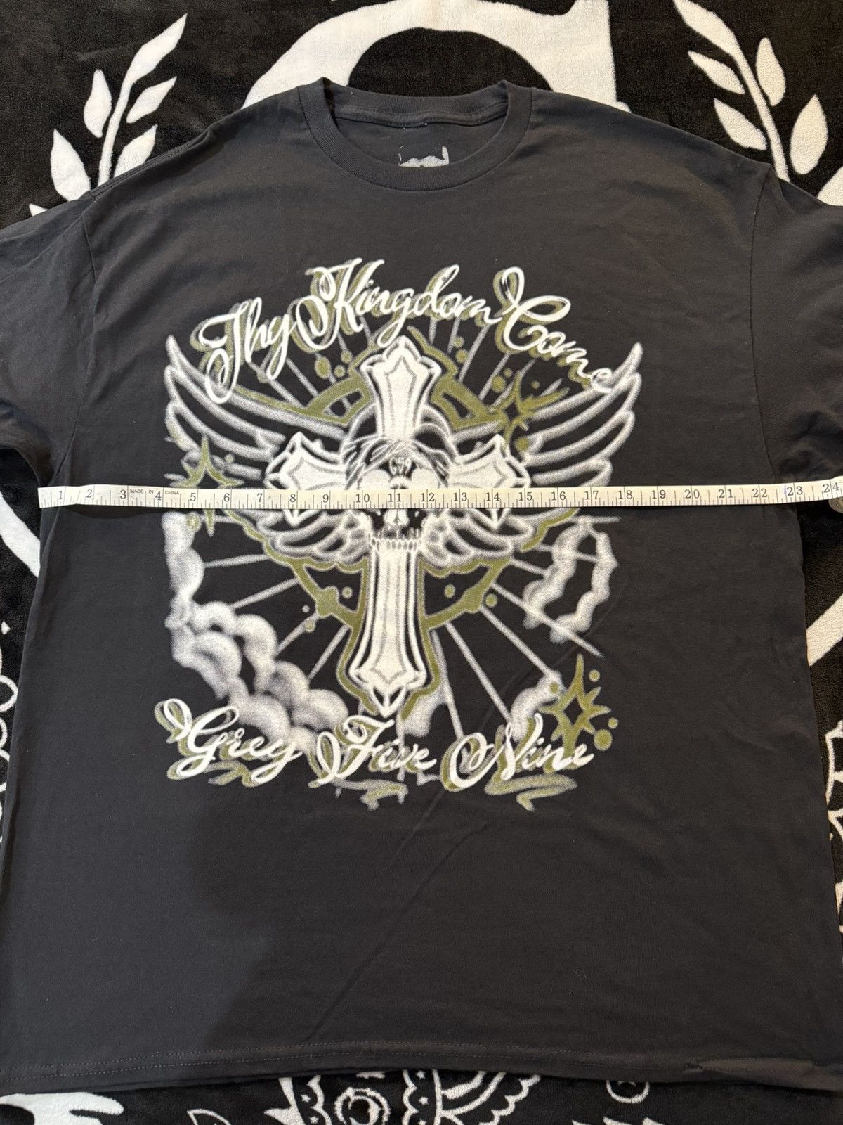 G59 Records GreyDay 2025 Black Cross Kingdom Size US XL / EU 56 / 4 - 4 Thumbnail
