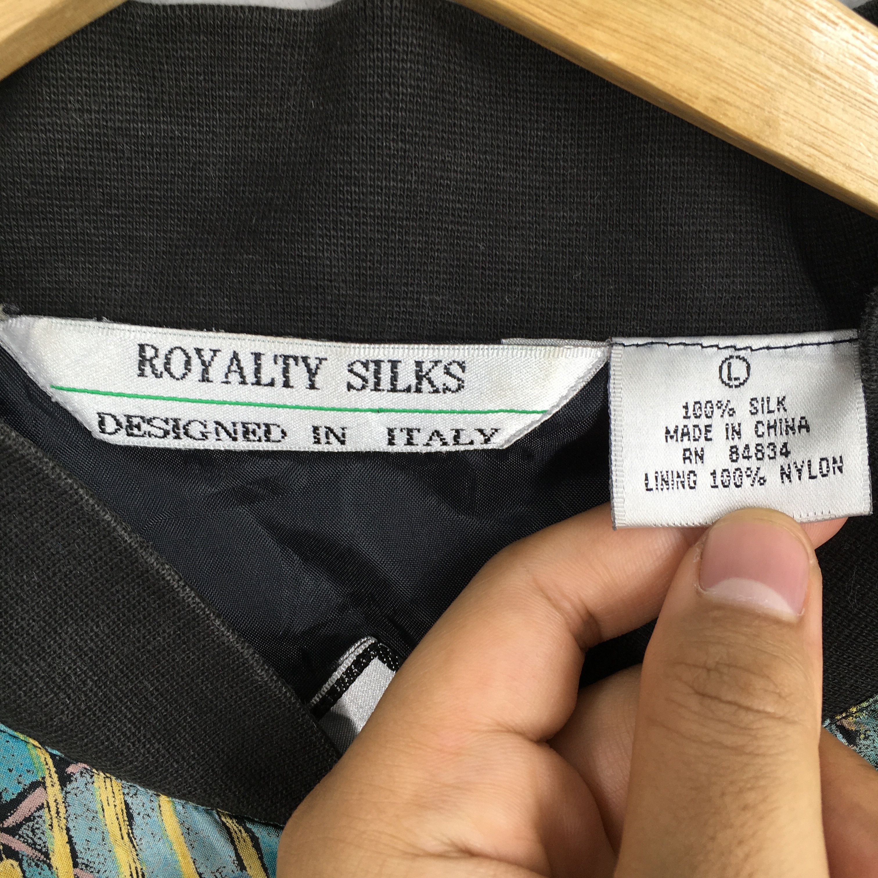 Other Vintage 90's Royalty Baroque Silk Jacket Large Size US L / EU 52-54 / 3 - 4 Thumbnail