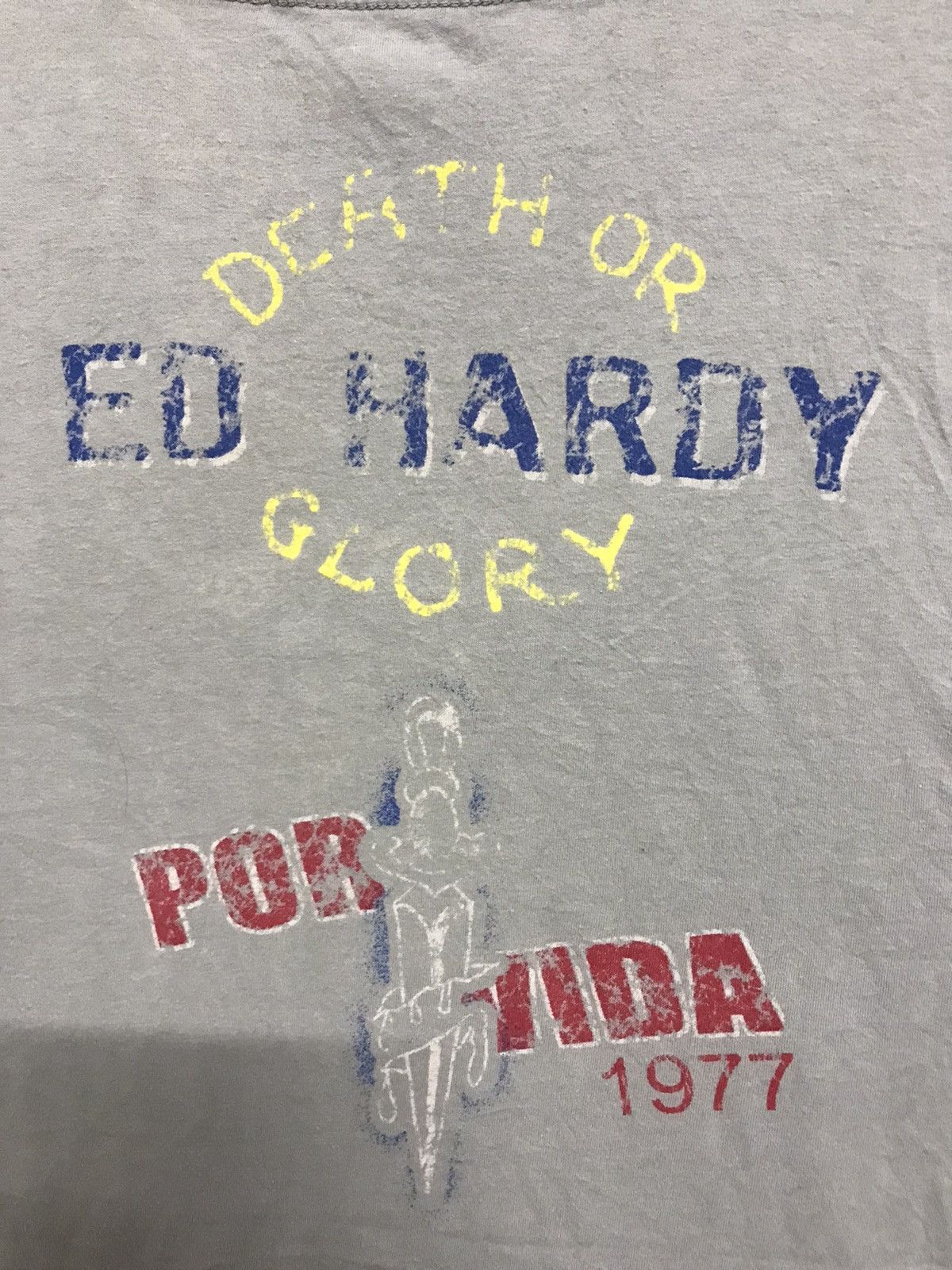 Ed Hardy Ed Hardy Death Or Glory Tour 77 Distress Design Size US XXL / EU 58 / 5 - 5 Thumbnail