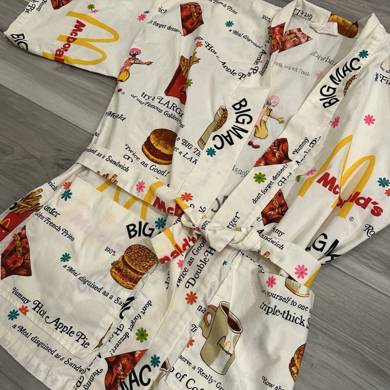 Vintage Vintage 60’s Ronald McDonald's AOP Worker’s Robe Size M Rare Size US M / EU 48-50 / 2 - 2 Thumbnail