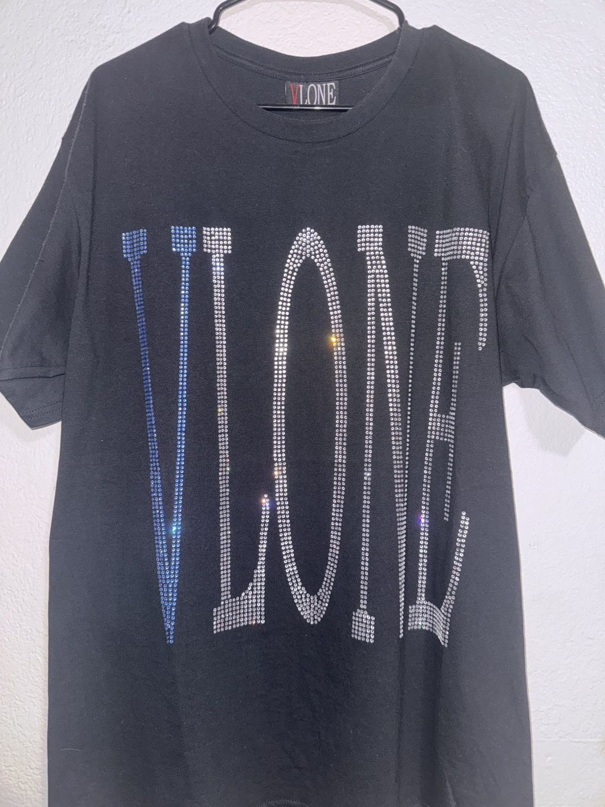 Vlone VLONE Blue Rhinestone tee Size US L / EU 52-54 / 3 - 2 Thumbnail
