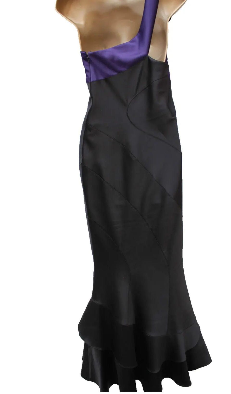 Karen Millen NEW Karen Millen Satin Fishtail Maxi Dress Silk Flower UK 12 Size M / US 6-8 / IT 42-44 - 4 Thumbnail