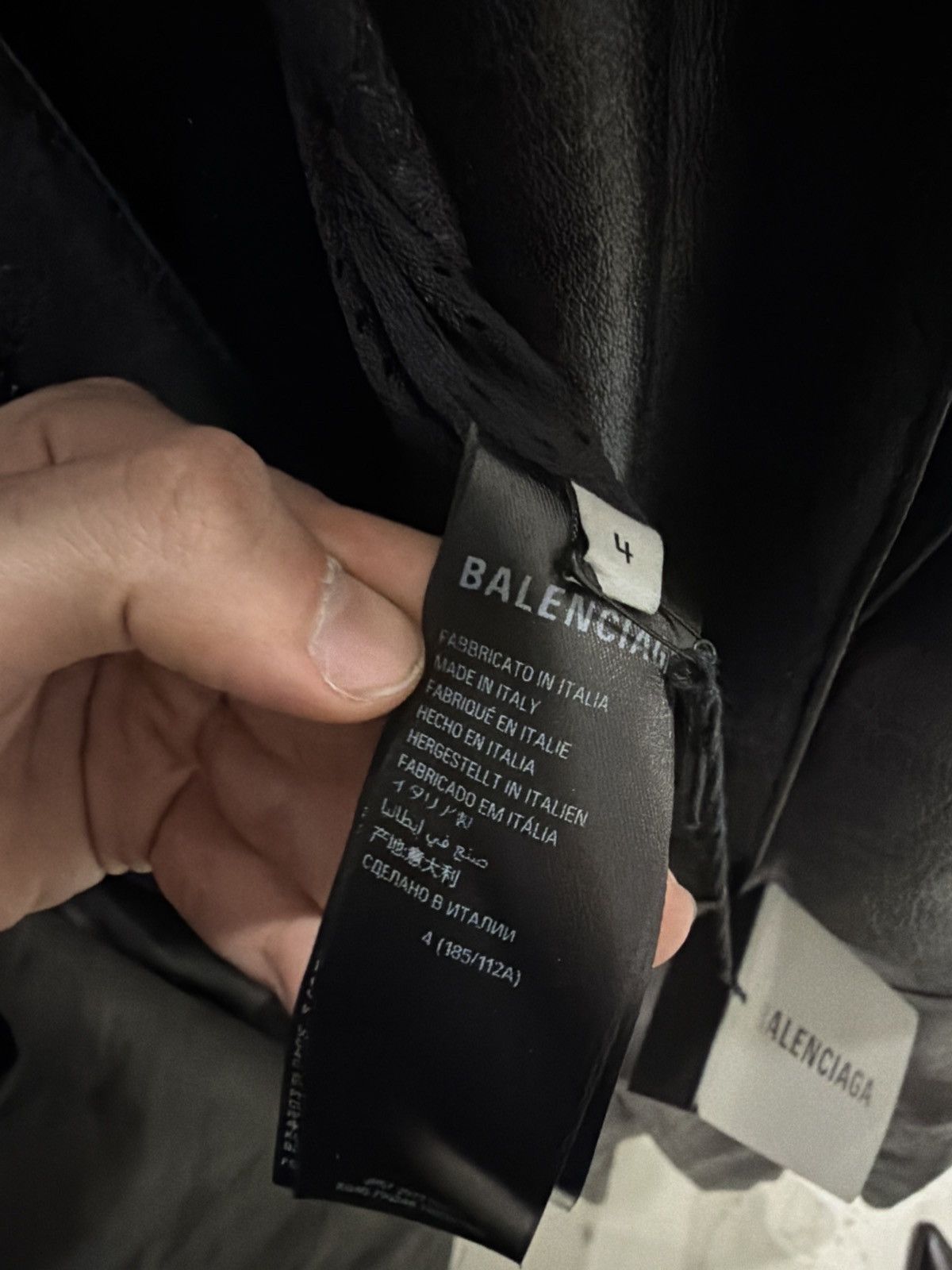 Balenciaga BALENCIAGA LEATHER MOTO TRENCH Size US L / EU 52-54 / 3 - 7 Thumbnail