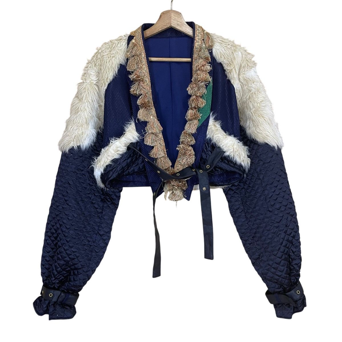 Beauty Beast JAPANASE FUR CROPPED JACKET INSPIRED JEAN PAUL GAULTIER Size US S / EU 44-46 / 1 - 1 Thumbnail