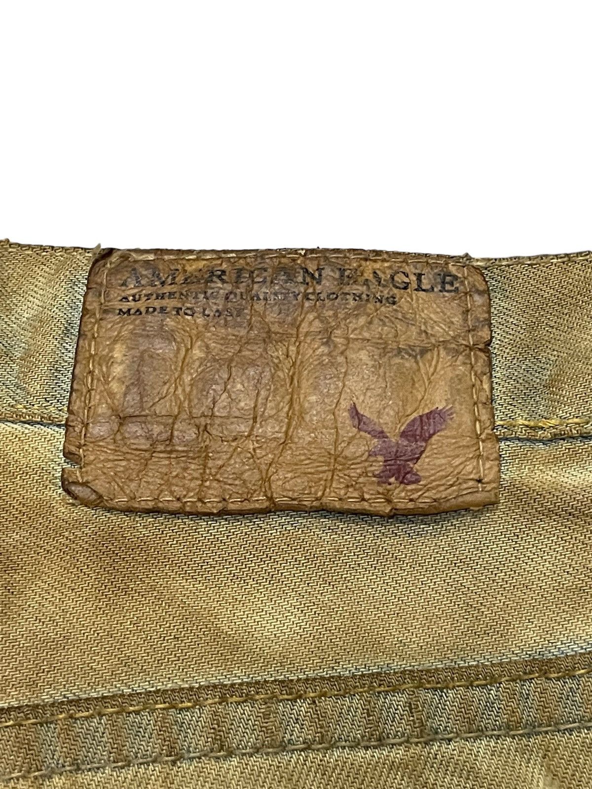 Hysteric Glamour × Japanese Brand American Eagle Patch work Mud Wash Dirty Loose Jeans Size US 30 / EU 46 - 24 Thumbnail