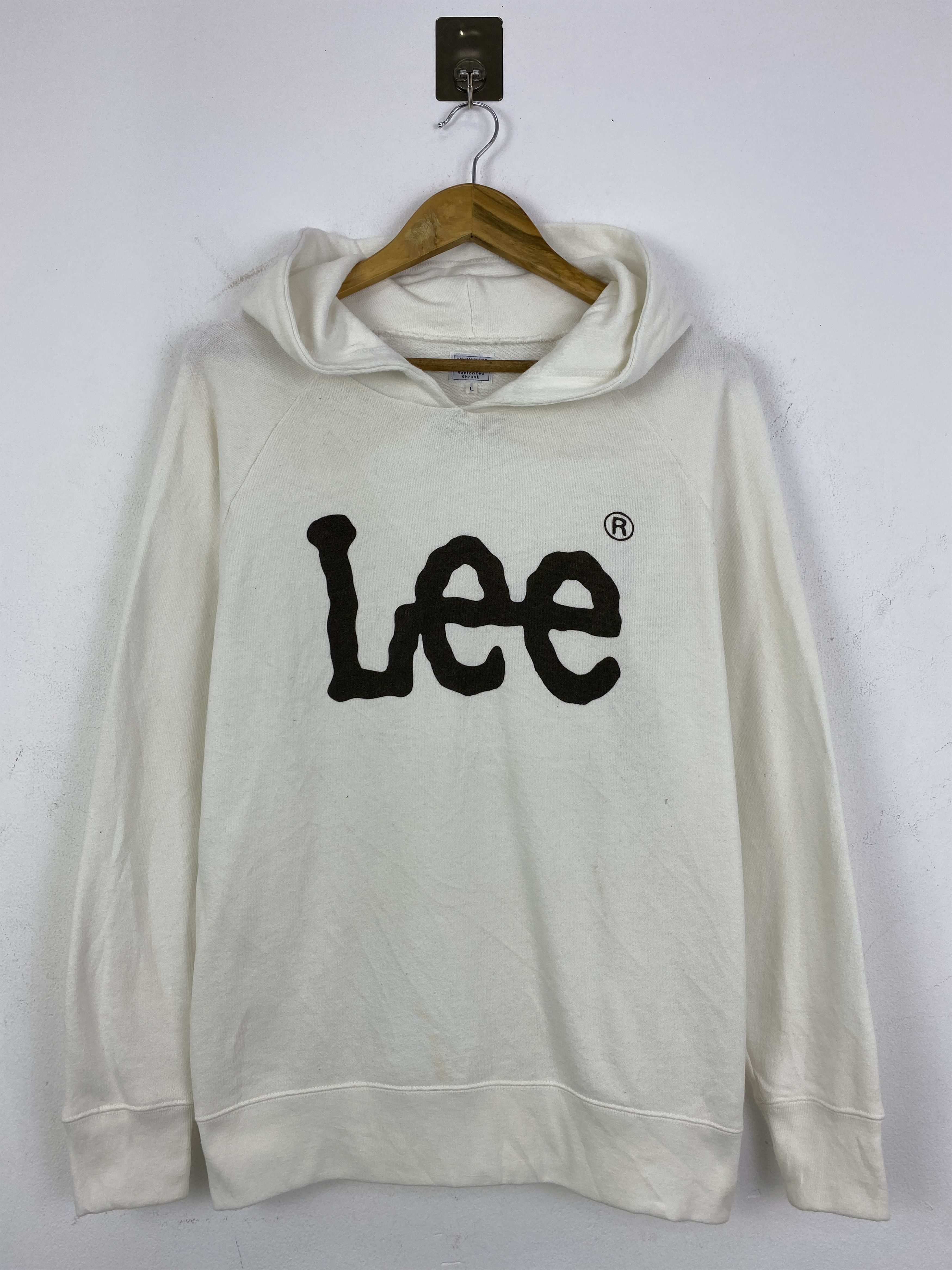 Lee Vintage Lee Big Logo Pullover Hoodie SH0211 Size US L / EU 52-54 / 3 - 1 Thumbnail